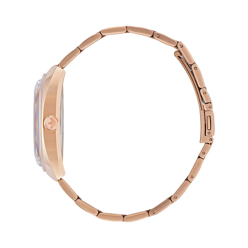 Adidas Originals Edition One Unisex Rose Gold Black Watch - Image 4