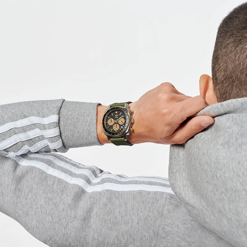 Adidas Originals Master Originals One Chrono Unisex Black Watch - Image 5