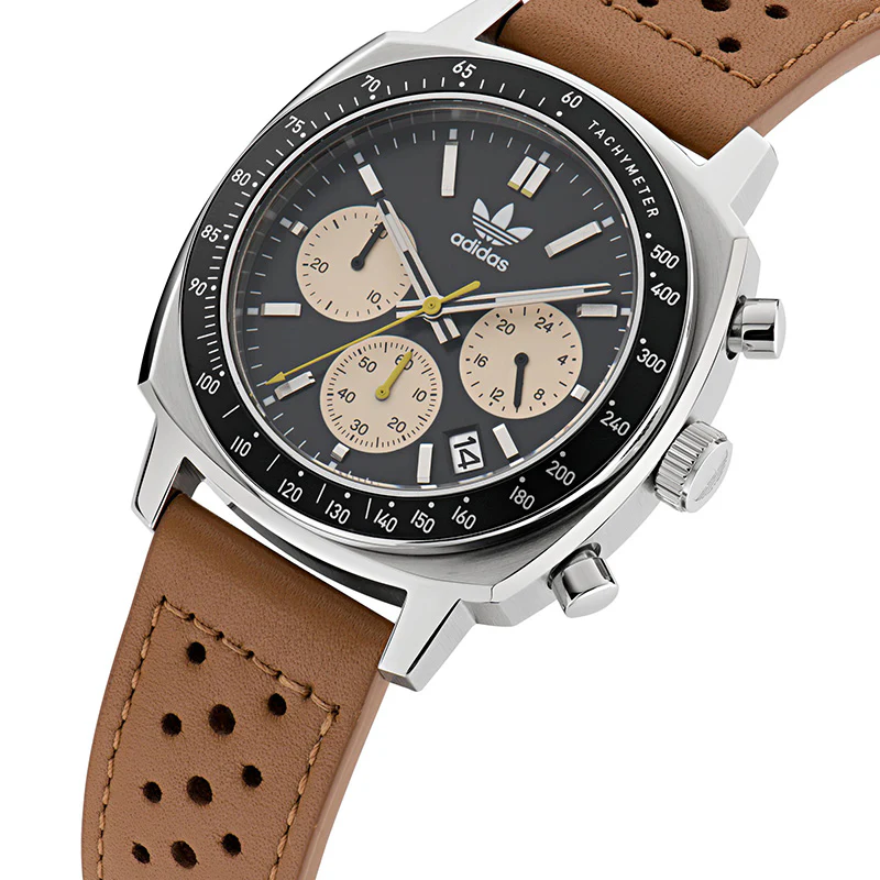Adidas Originals Master Originals One Chrono Unisex Black Watch - Image 2