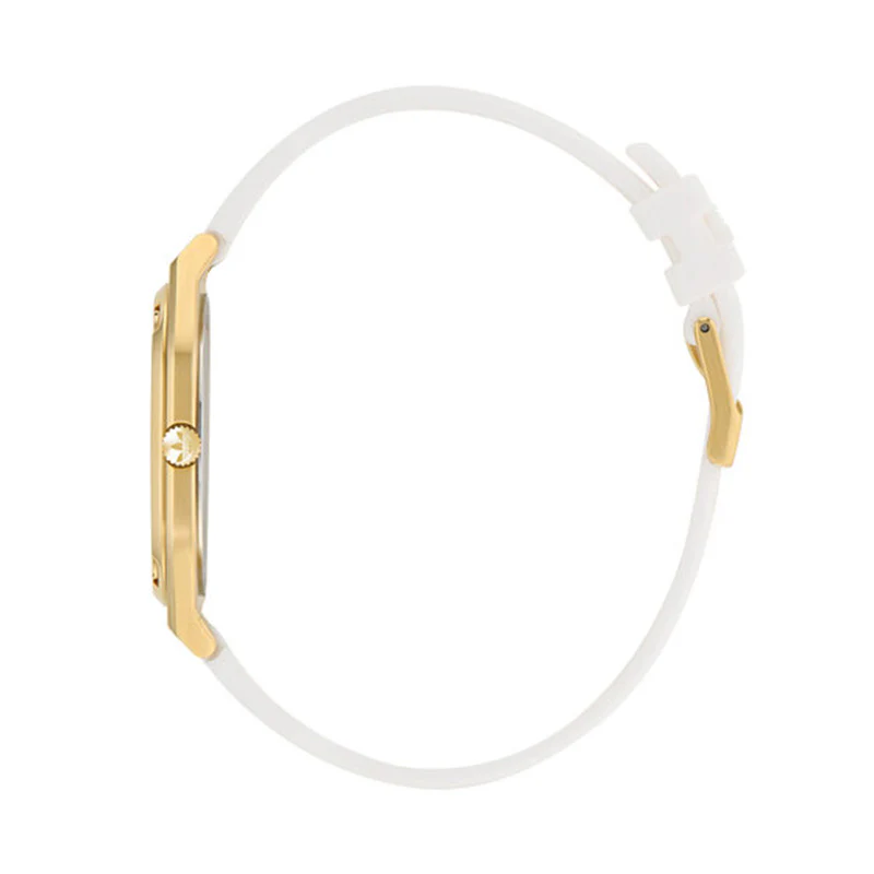 Adidas Originals City Tech Thin Unisex White Gold Watch - Image 3