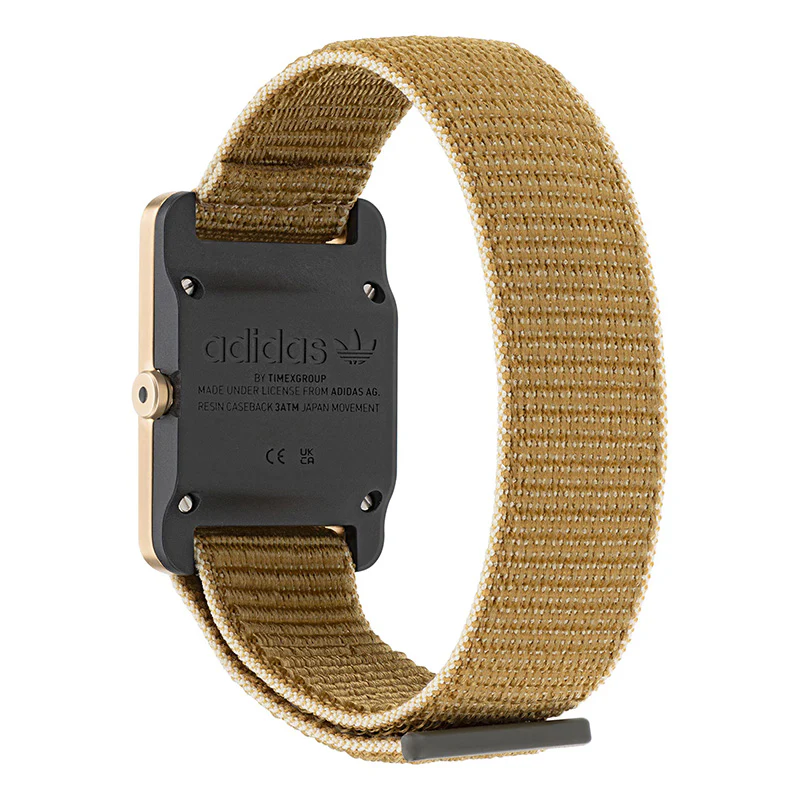 Adidas Originals Retro Pop One Unisex Gold Watch - Image 4