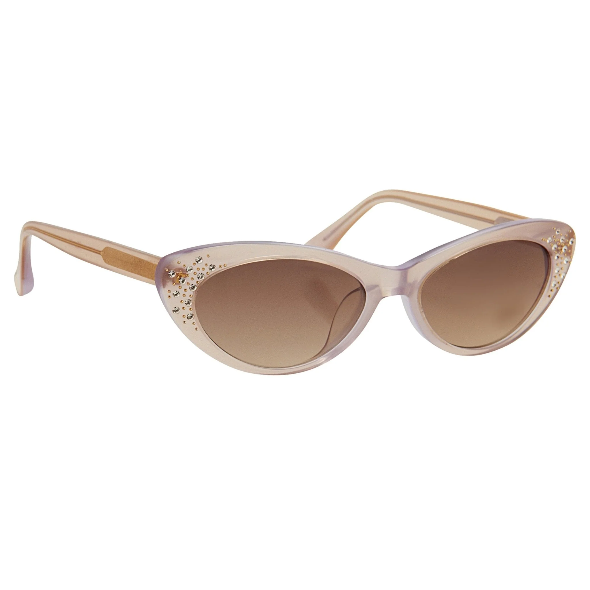 Agent Provocateur Ladies Sunglasses Cat Eye Beige and Brown - Image 3