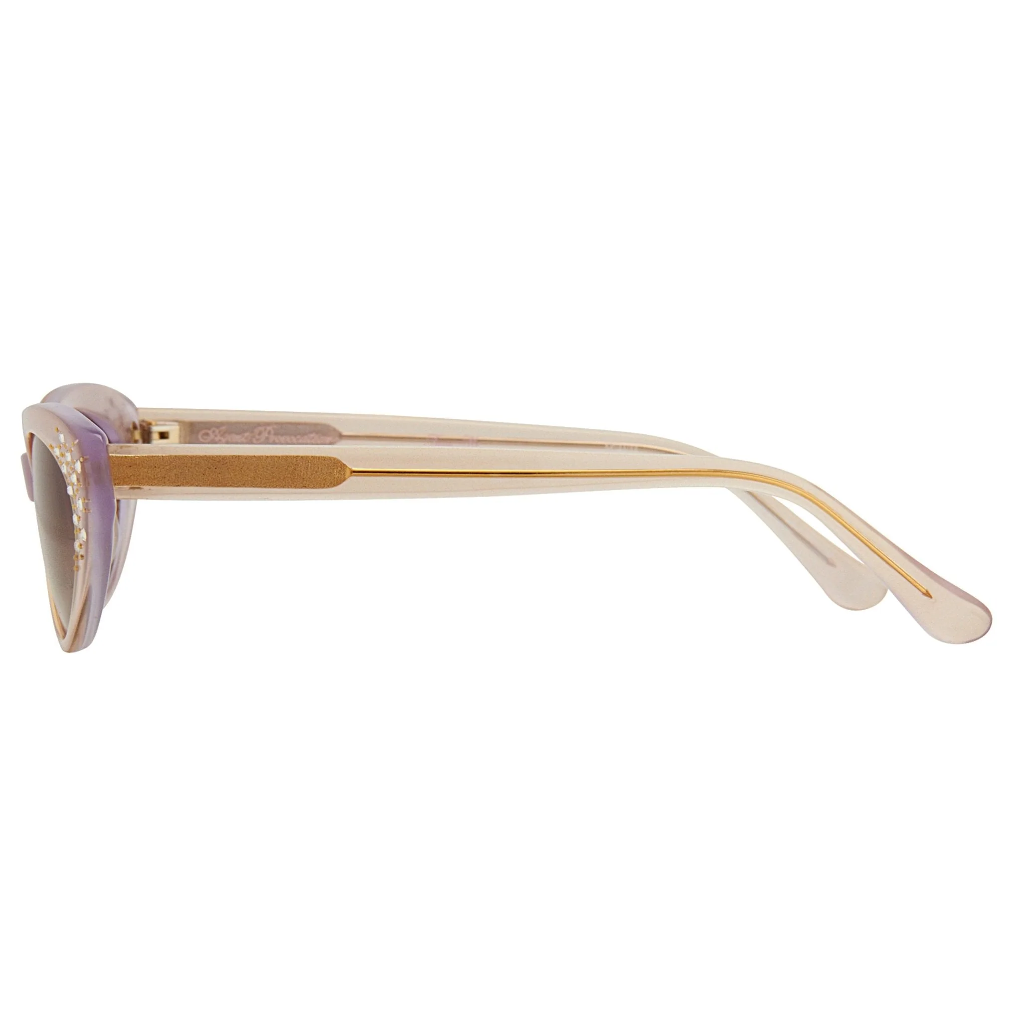 Agent Provocateur Ladies Sunglasses Cat Eye Beige and Brown - Image 4