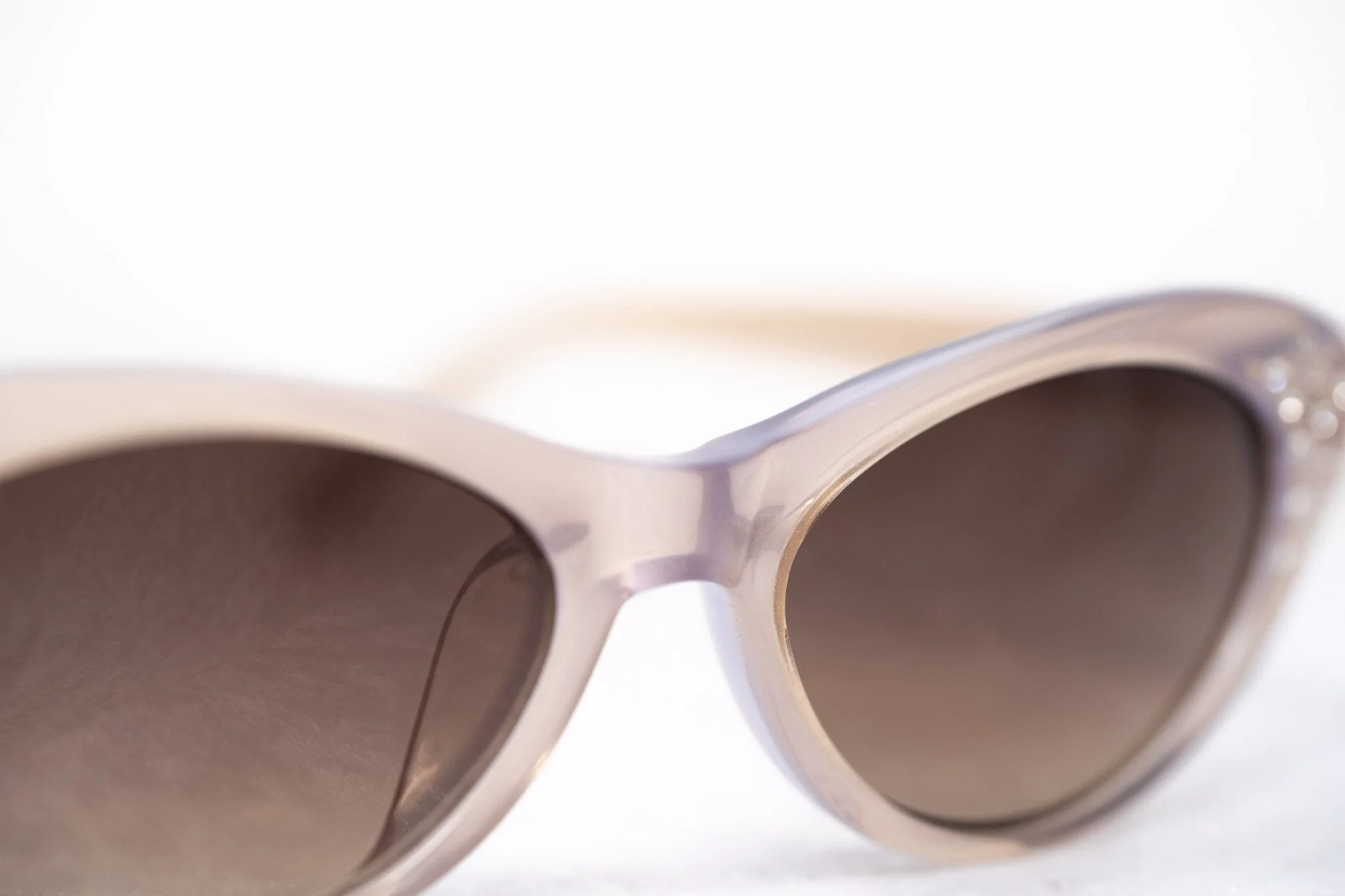 Agent Provocateur Ladies Sunglasses Cat Eye Beige and Brown - Image 8