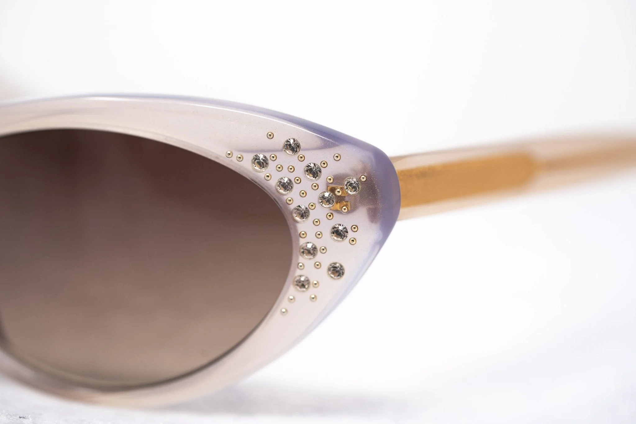 Agent Provocateur Ladies Sunglasses Cat Eye Beige and Brown - Image 9