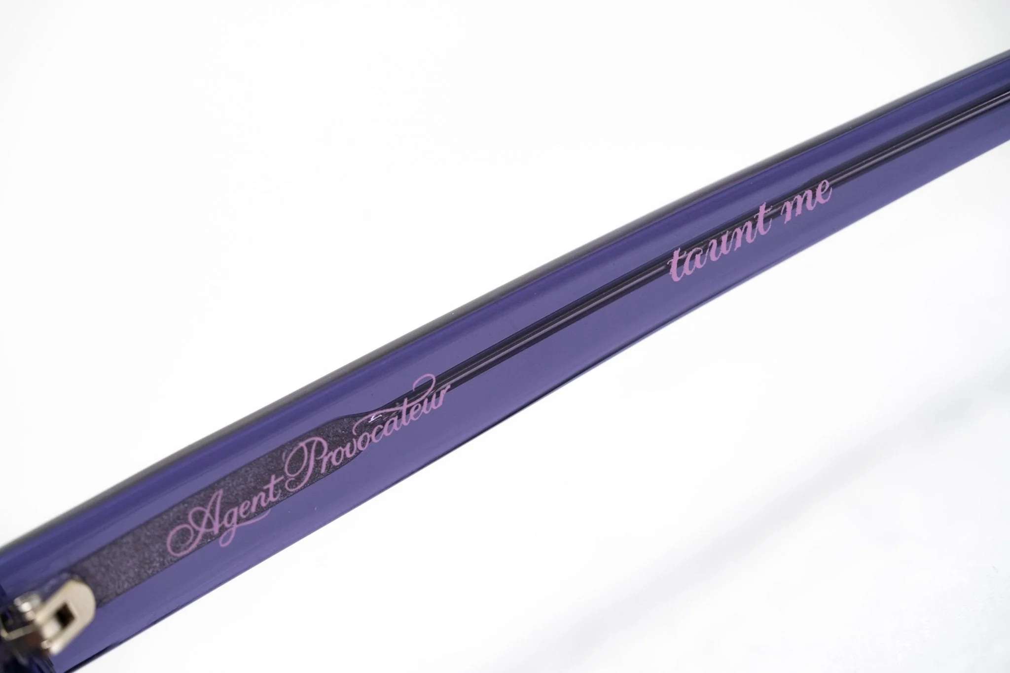 Agent Provocateur Sunglasses Cat Eye Purple and Brown - Image 10