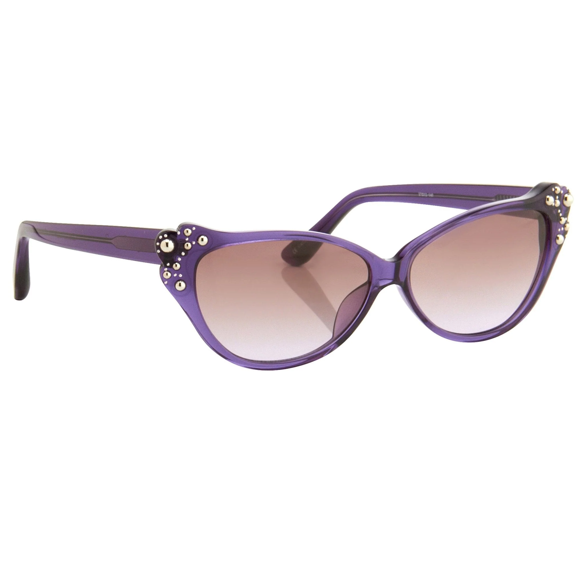 Agent Provocateur Sunglasses Cat Eye Purple and Brown - Image 3