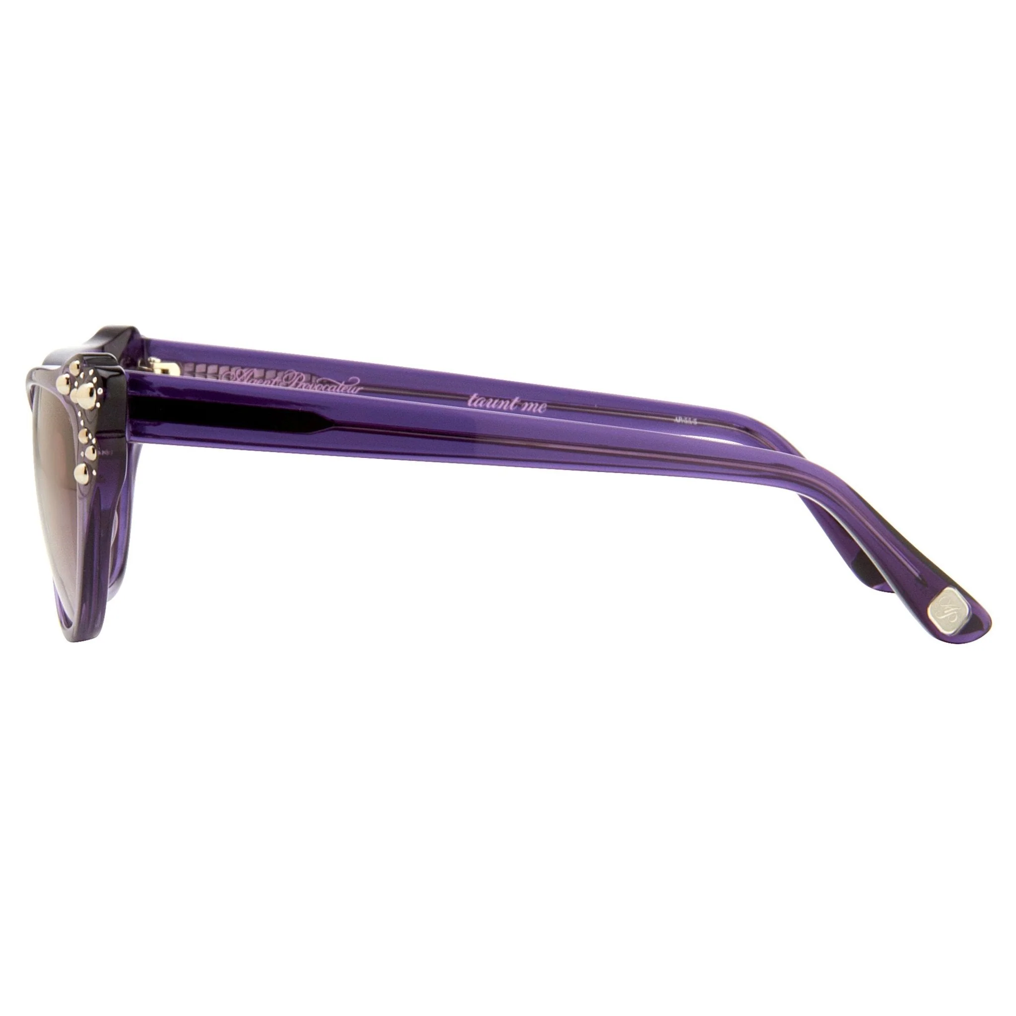 Agent Provocateur Sunglasses Cat Eye Purple and Brown - Image 4