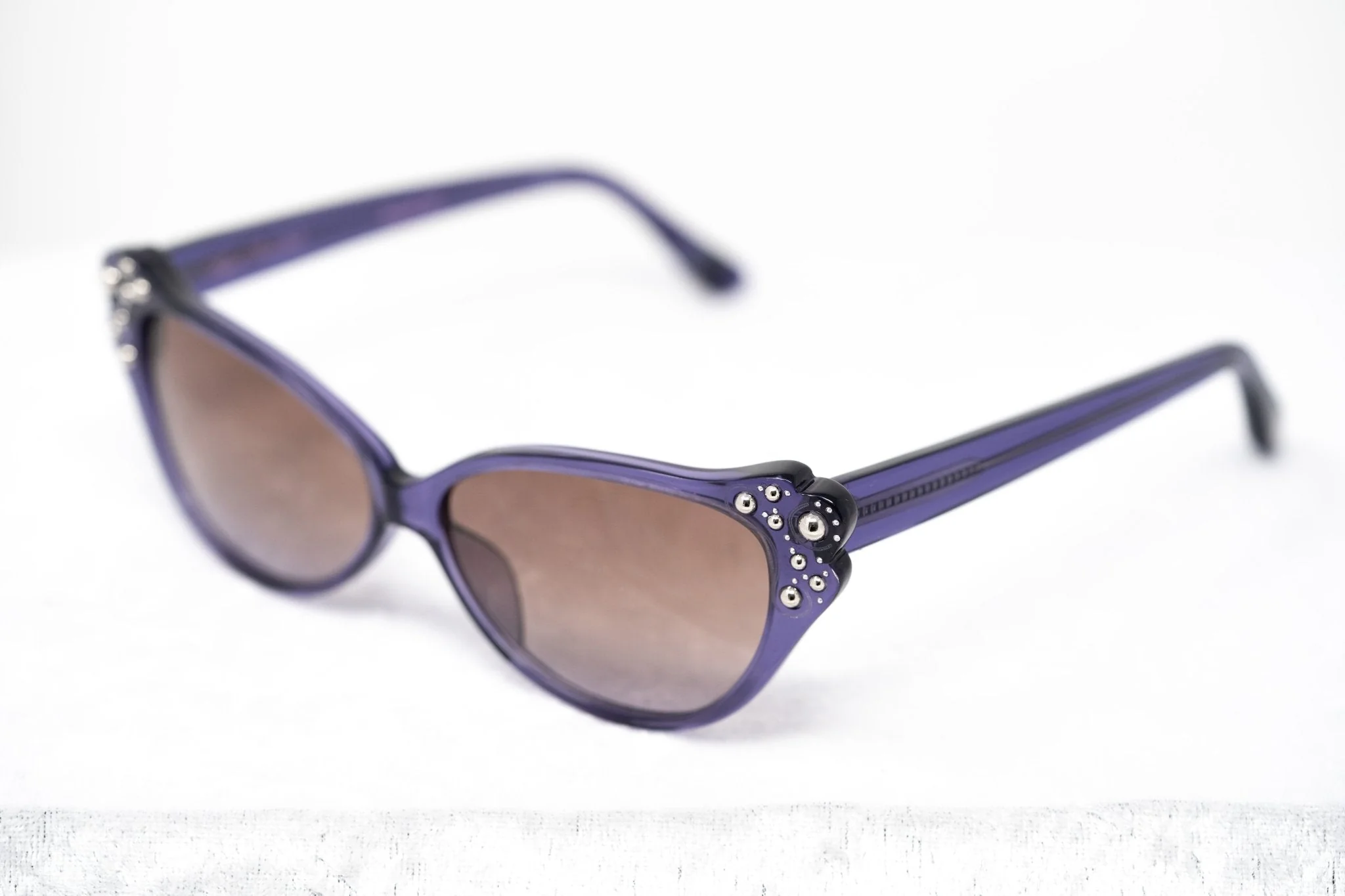 Agent Provocateur Sunglasses Cat Eye Purple and Brown - Image 5