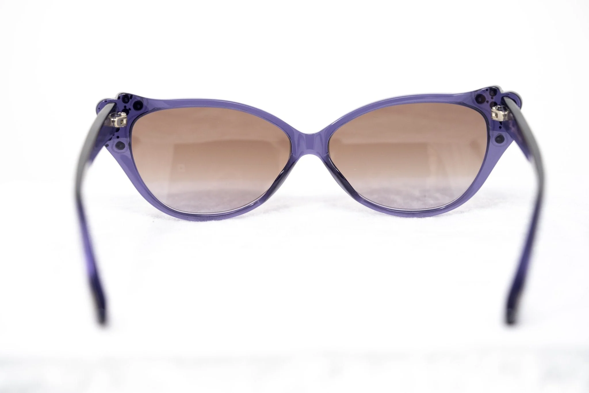 Agent Provocateur Sunglasses Cat Eye Purple and Brown - Image 6