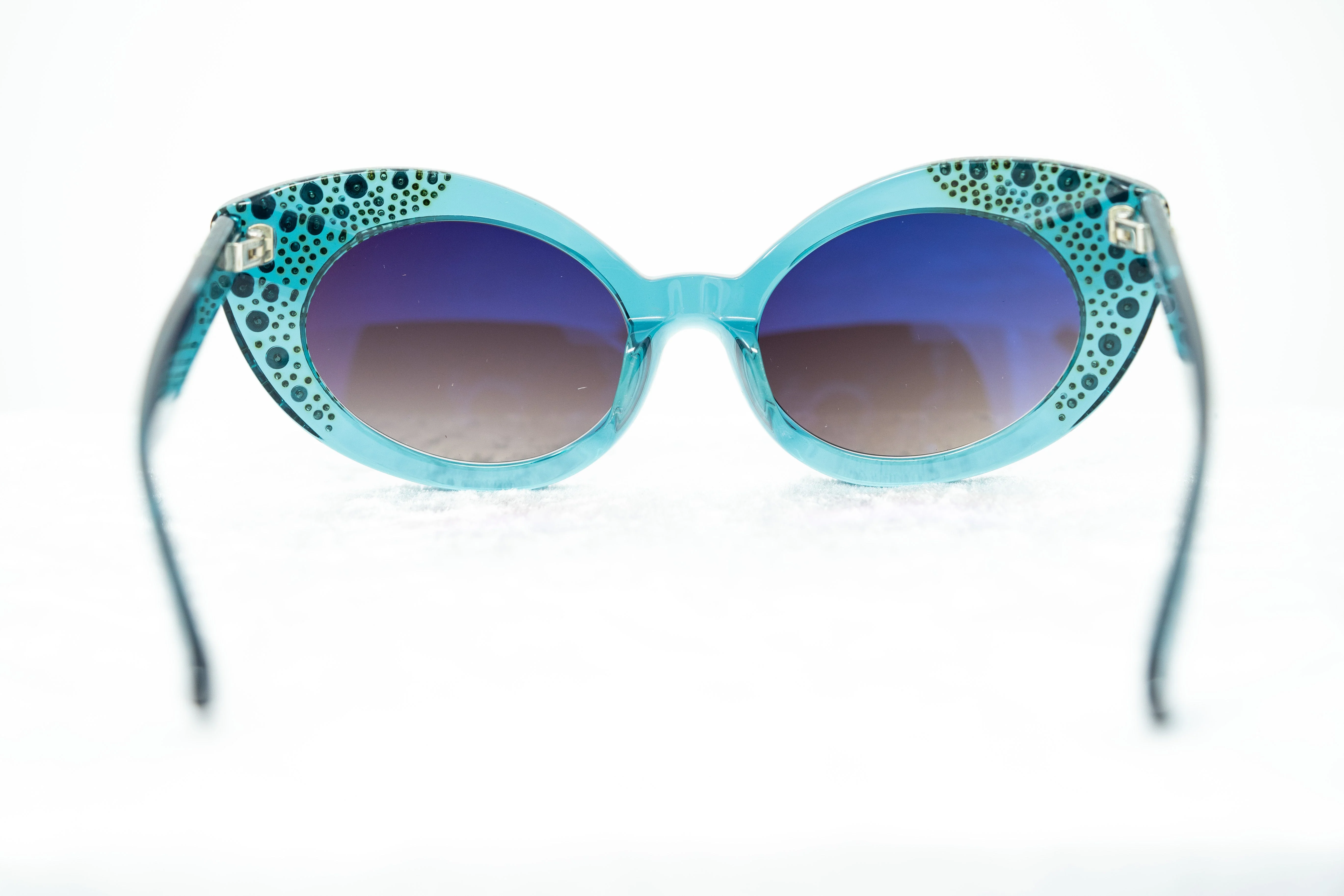 Agent Provocateur Sunglasses Cat Eye Blue and Grey - Image 6