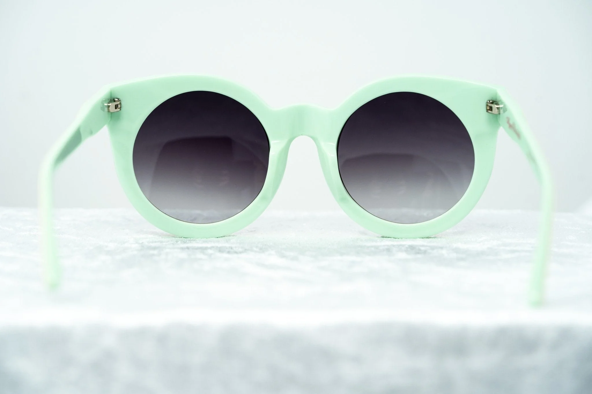 Agent Provocateur Sunglasses Round Cream/Green and Grey - Image 6