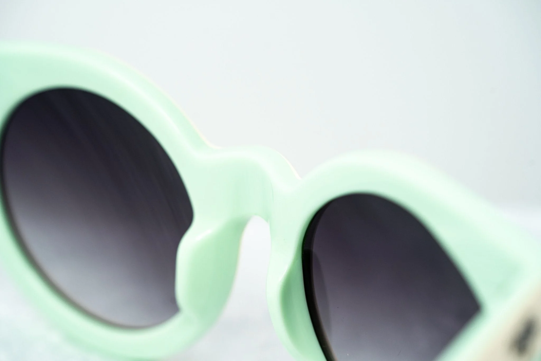 Agent Provocateur Sunglasses Round Cream/Green and Grey - Image 7