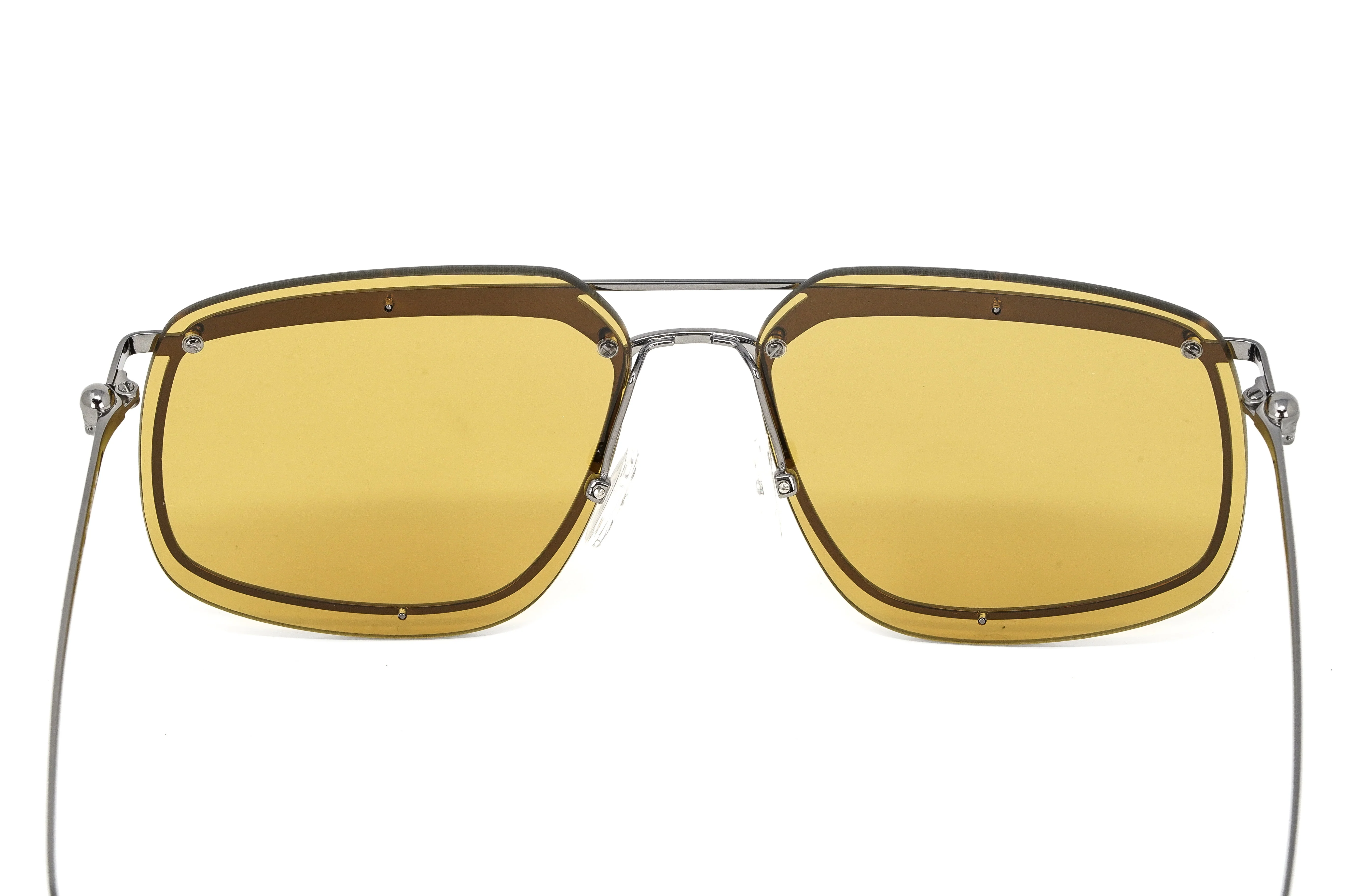 Alexander McQueen Men's Sunglasses Rimless Pilot - Image 7