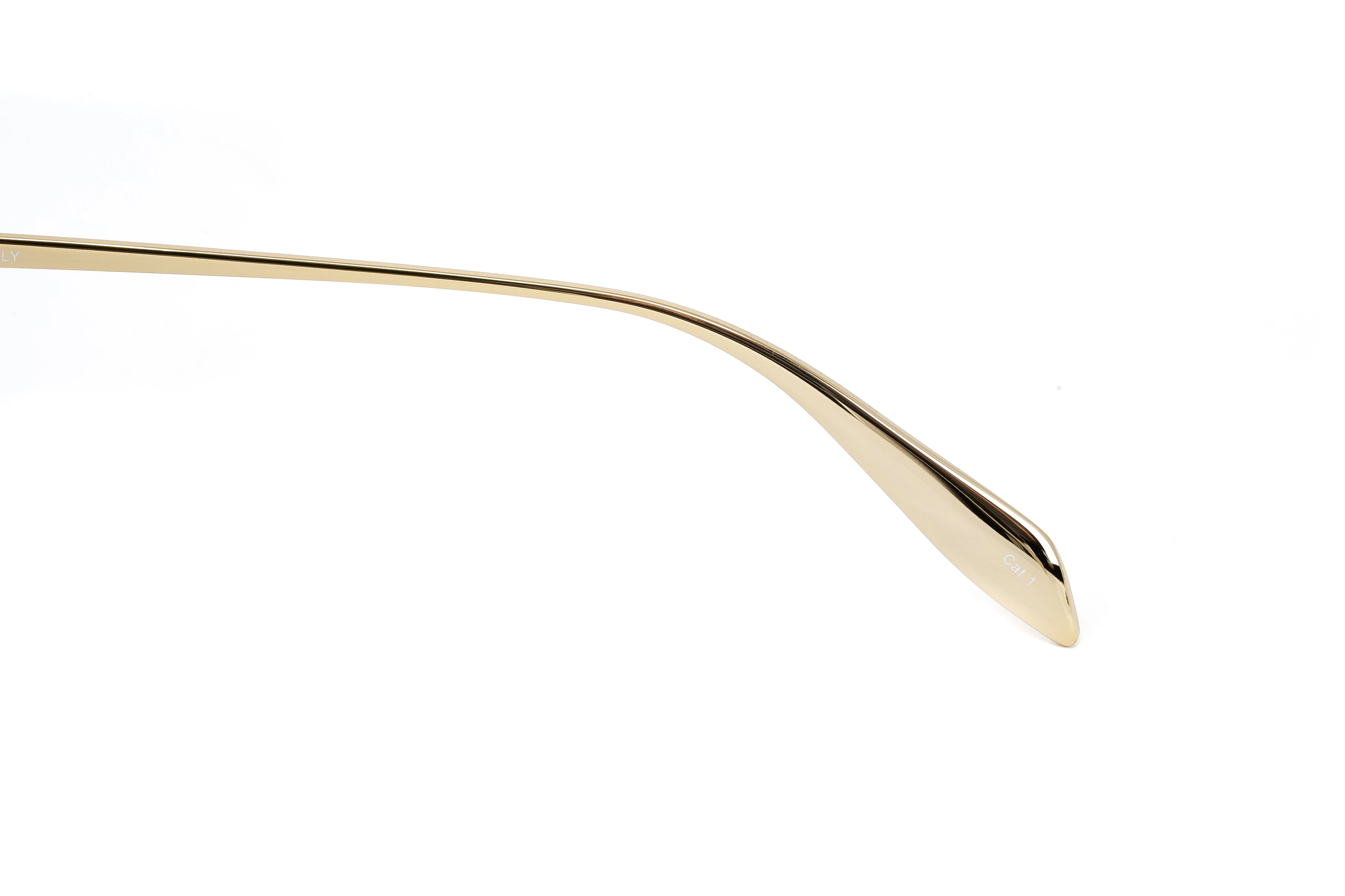Alexander McQueen Unisex Sunglasses Pilot Gold - Image 6