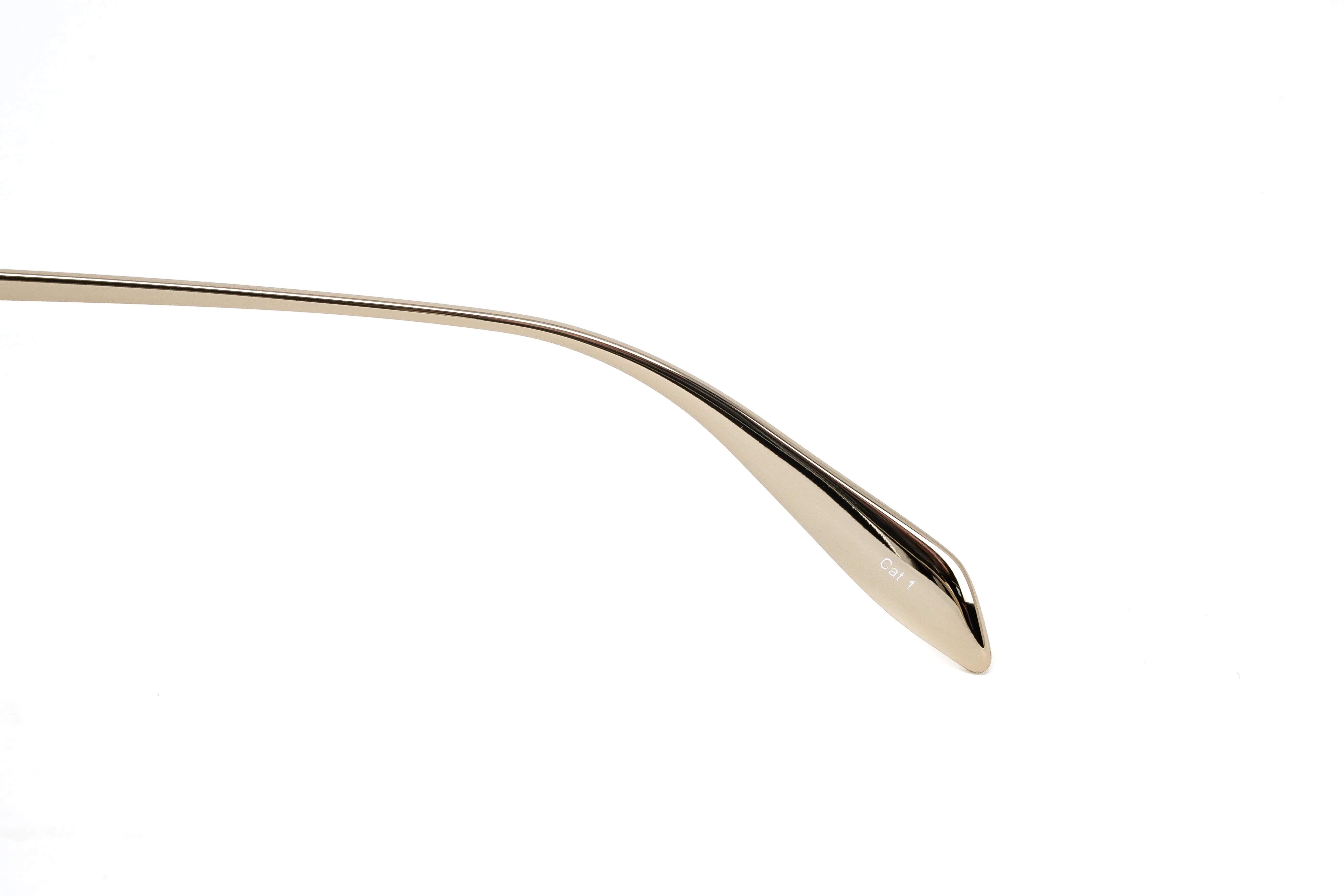 Alexander McQueen Unisex Sunglasses Pilot Rose Gold - Image 5