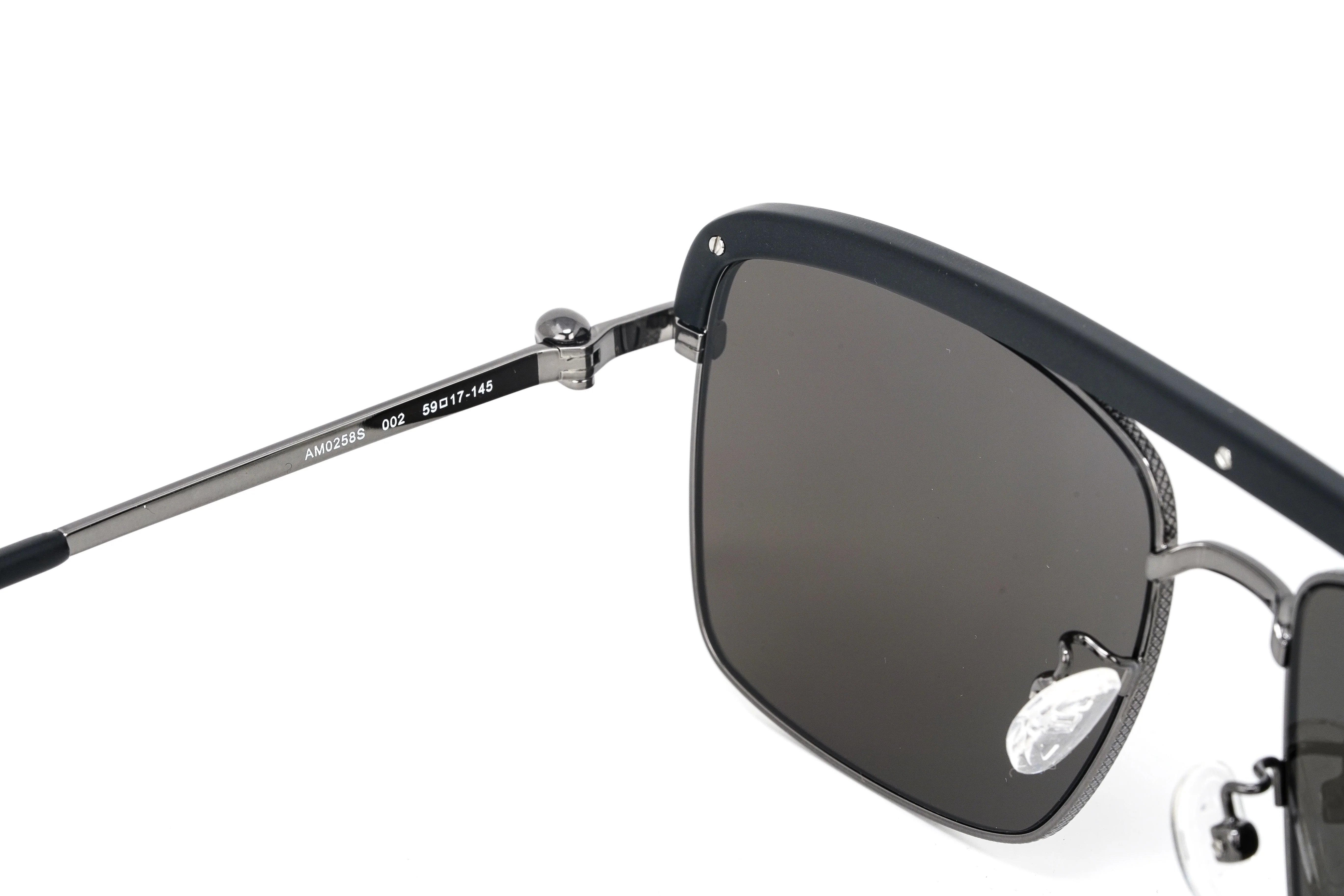 Alexander McQueen Men's Sunglasses Browline Grey/Black - Image 6