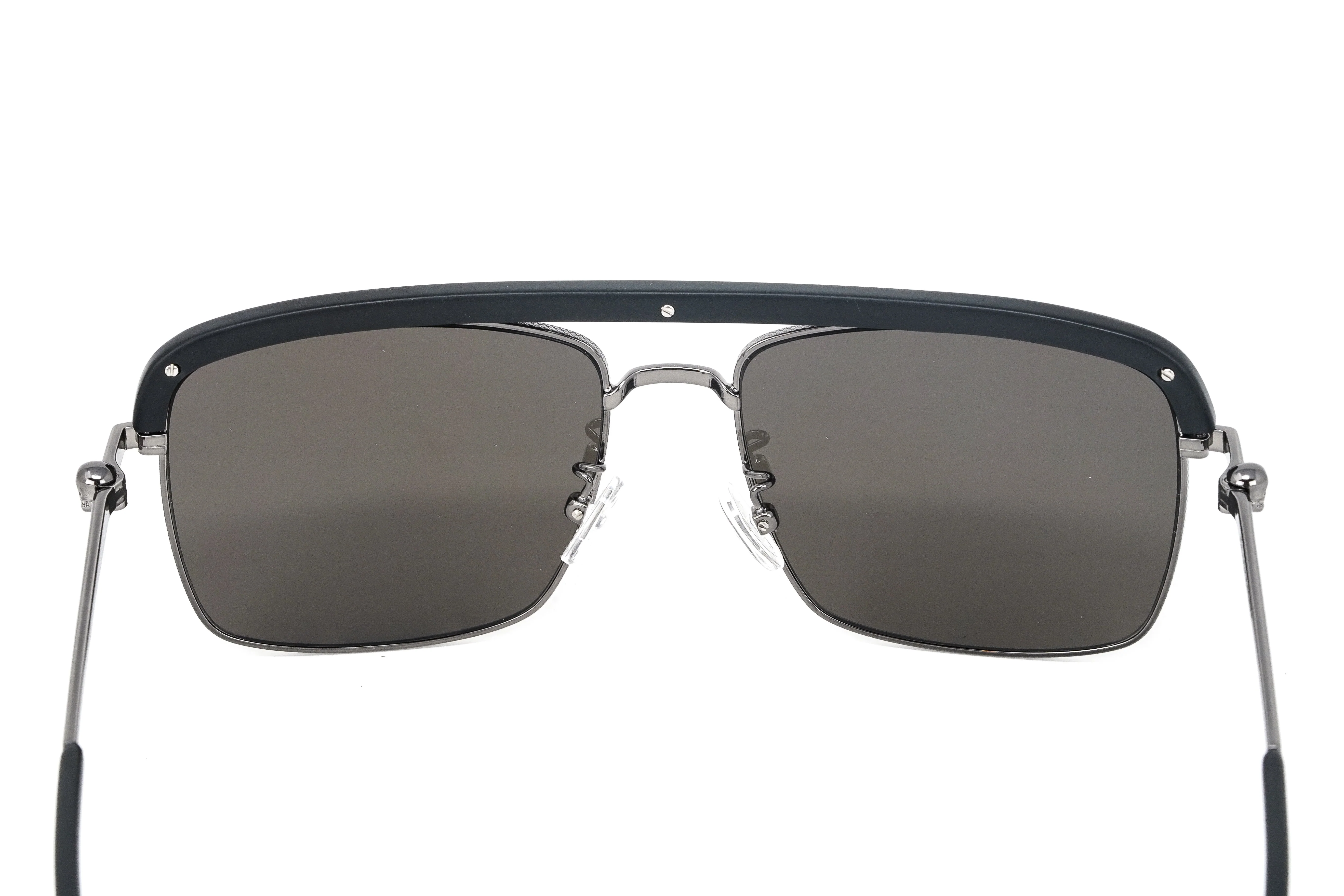 Alexander McQueen Men's Sunglasses Browline Grey/Black - Image 8