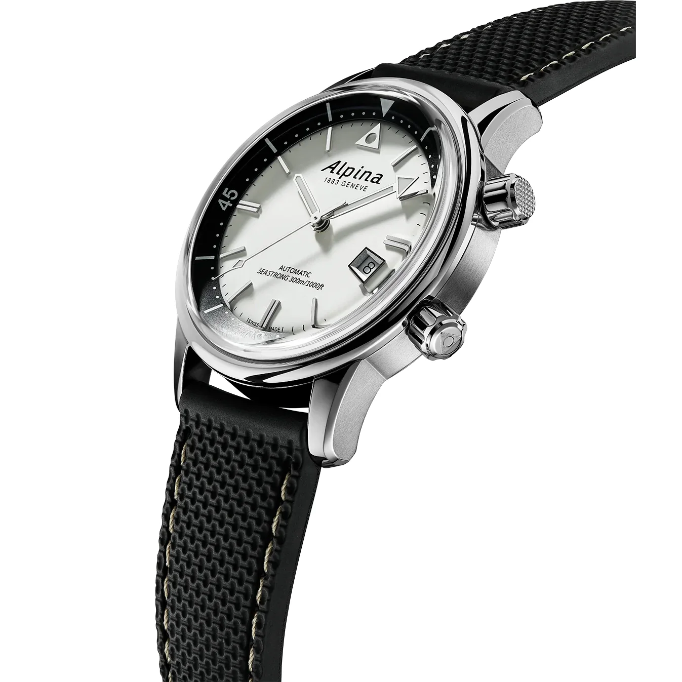 Alpina Seastrong Diver 300 Heritage Silver Watch - Image 4