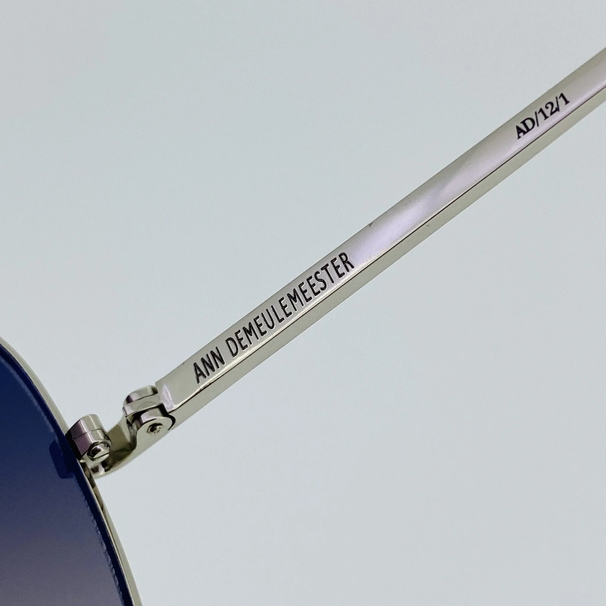Ann Demeulemeester Men's Sunglasses Silver and Gray - Image 11