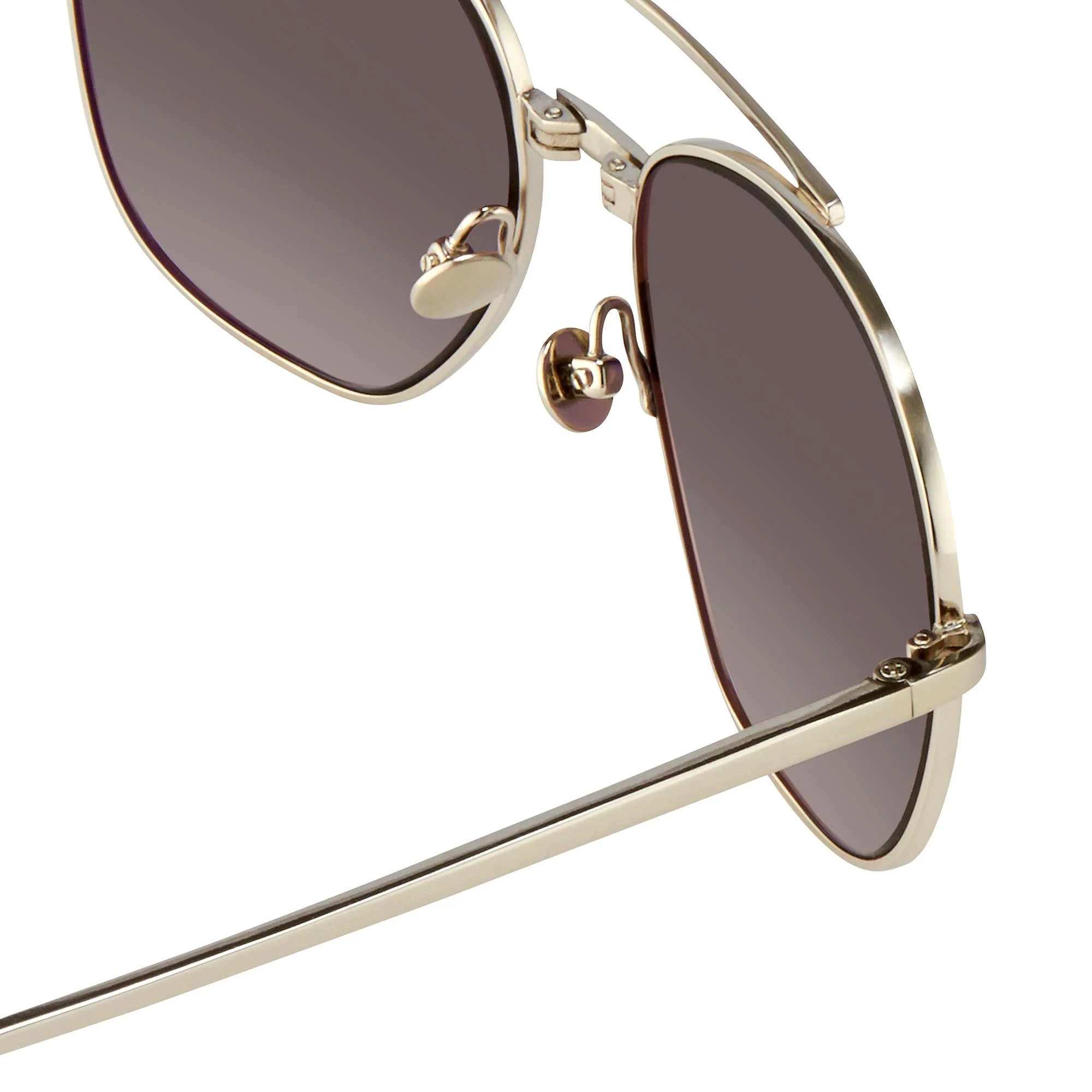 Ann Demeulemeester Men's Sunglasses Silver and Gray - Image 3