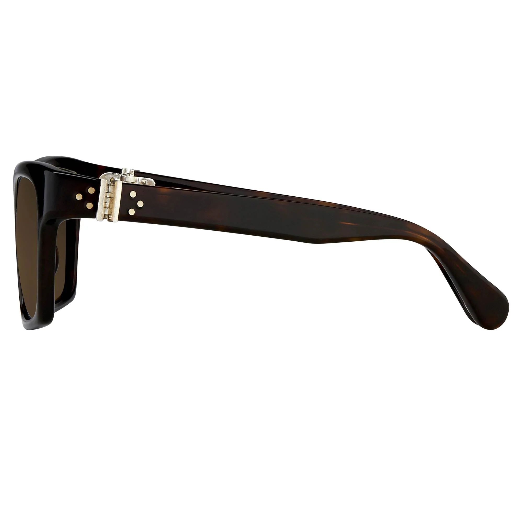 Ann Demeulemeester Sunglasses D-Frame Tortoise Shell and Brown - Image 10