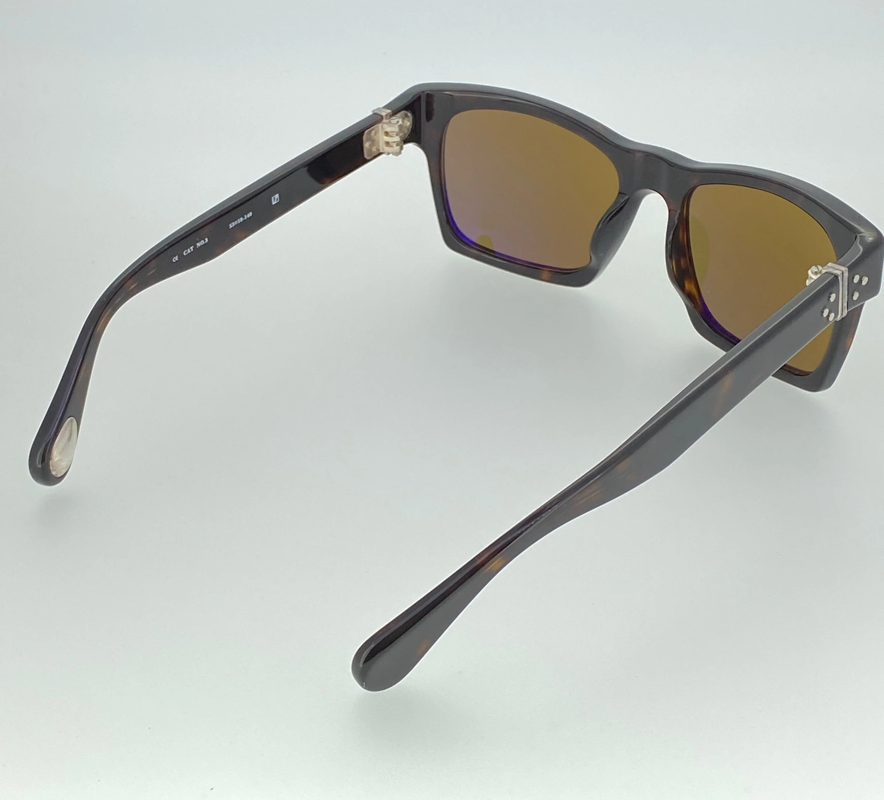 Ann Demeulemeester Sunglasses D-Frame Tortoise Shell and Brown - Image 15