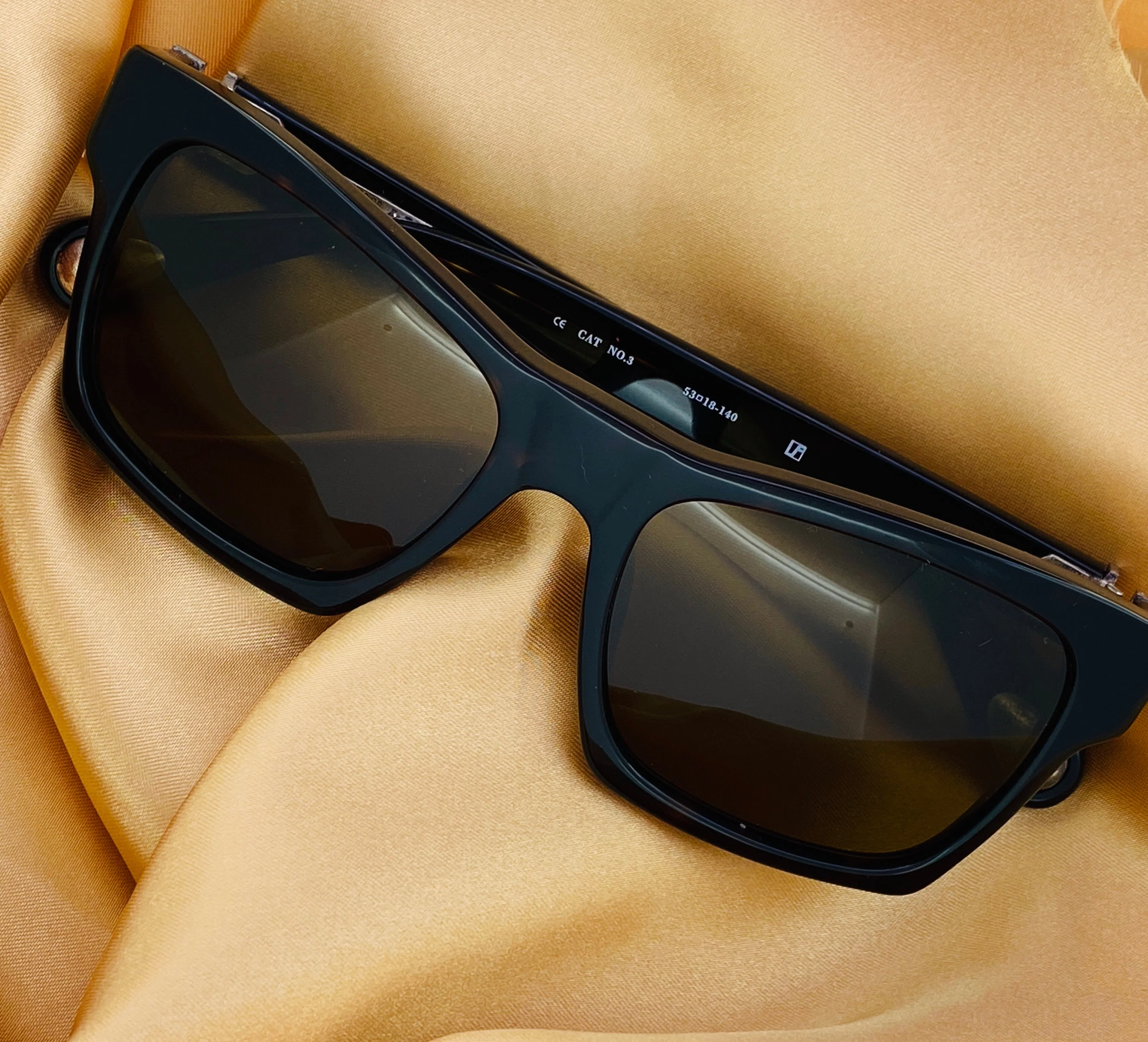 Ann Demeulemeester Sunglasses D-Frame Tortoise Shell and Brown - Image 19