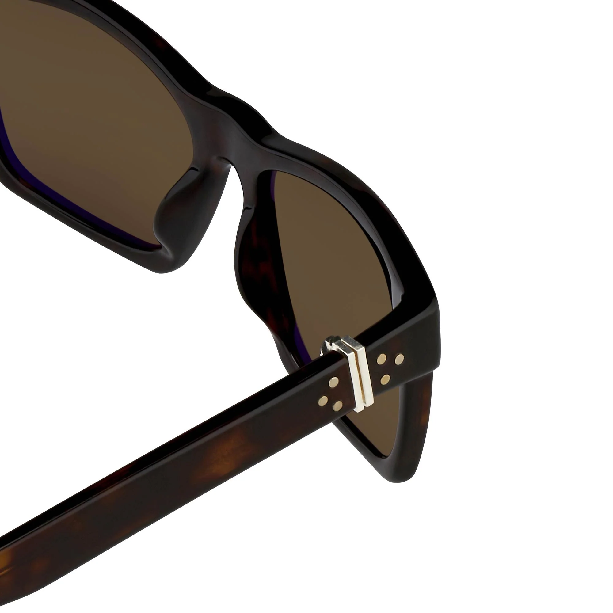 Ann Demeulemeester Sunglasses D-Frame Tortoise Shell and Brown - Image 3