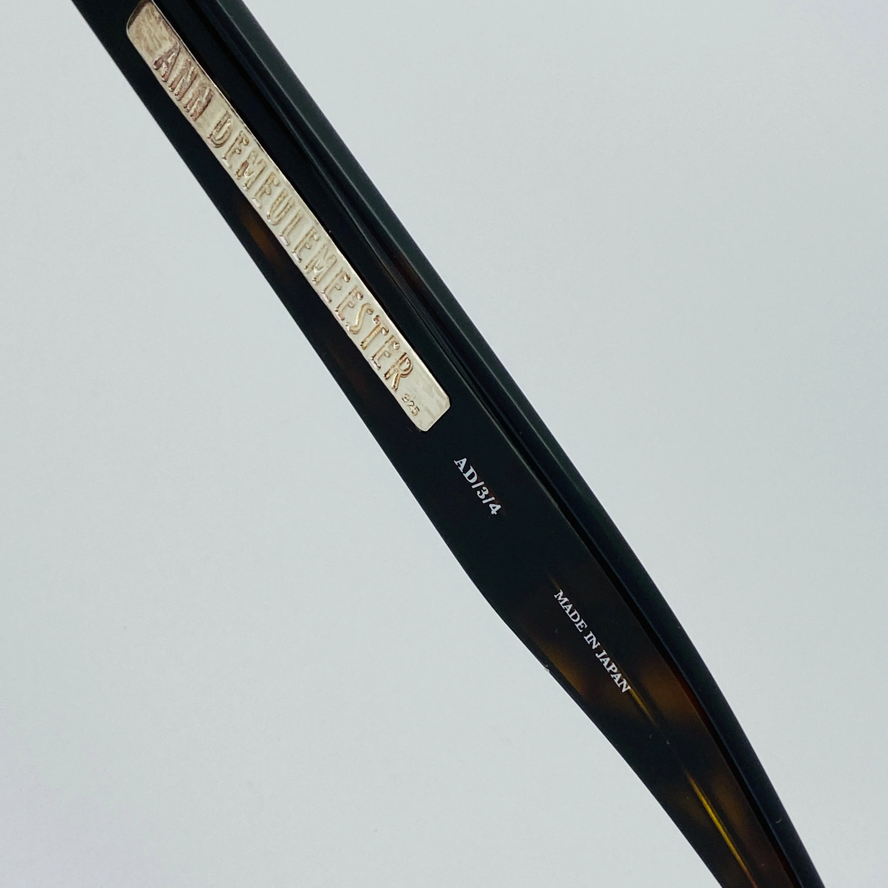 Ann Demeulemeester Sunglasses D-Frame Tortoise Shell and Brown - Image 5