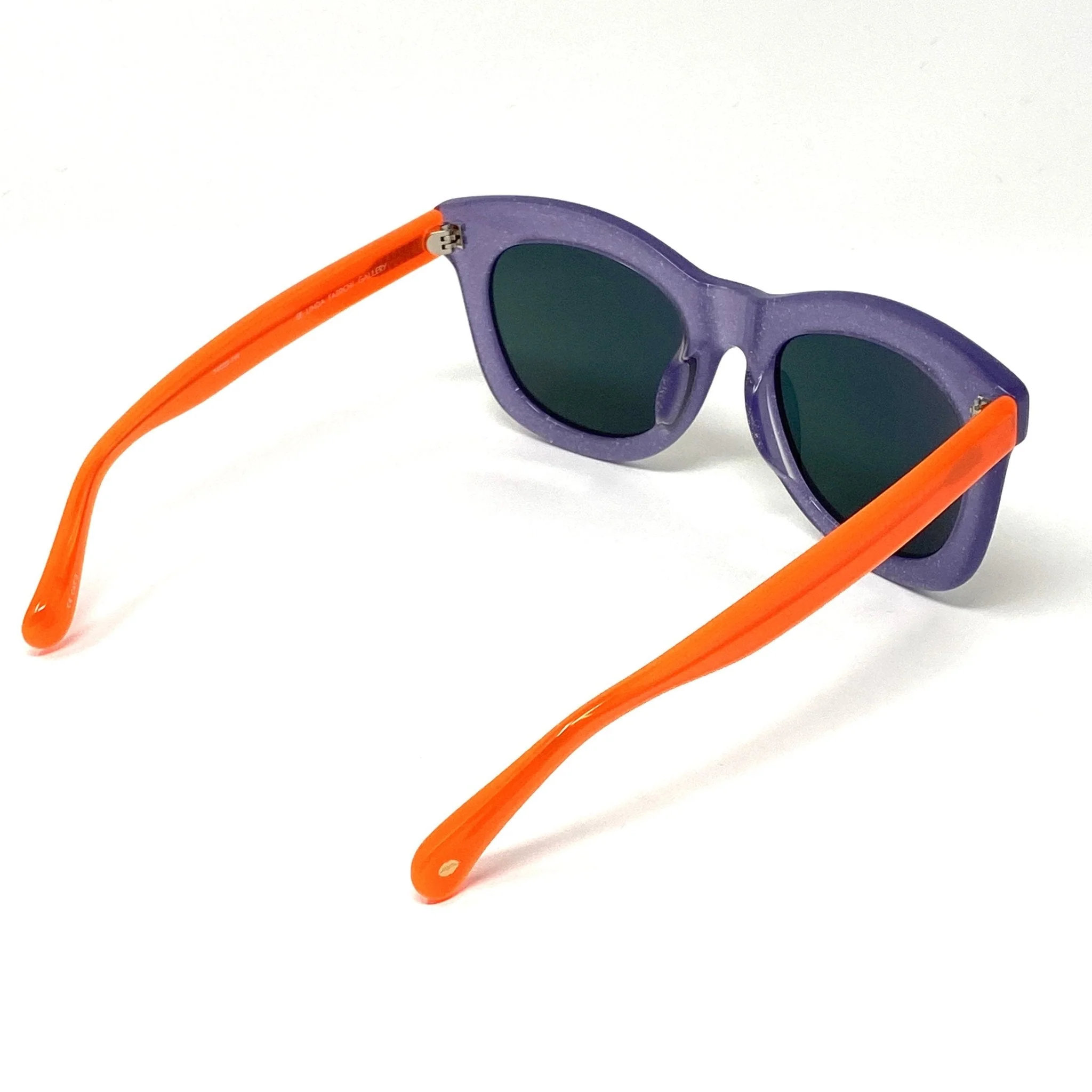 Markus Lupfer Sunglasses D-Frame Lilac and Orange - Image 7