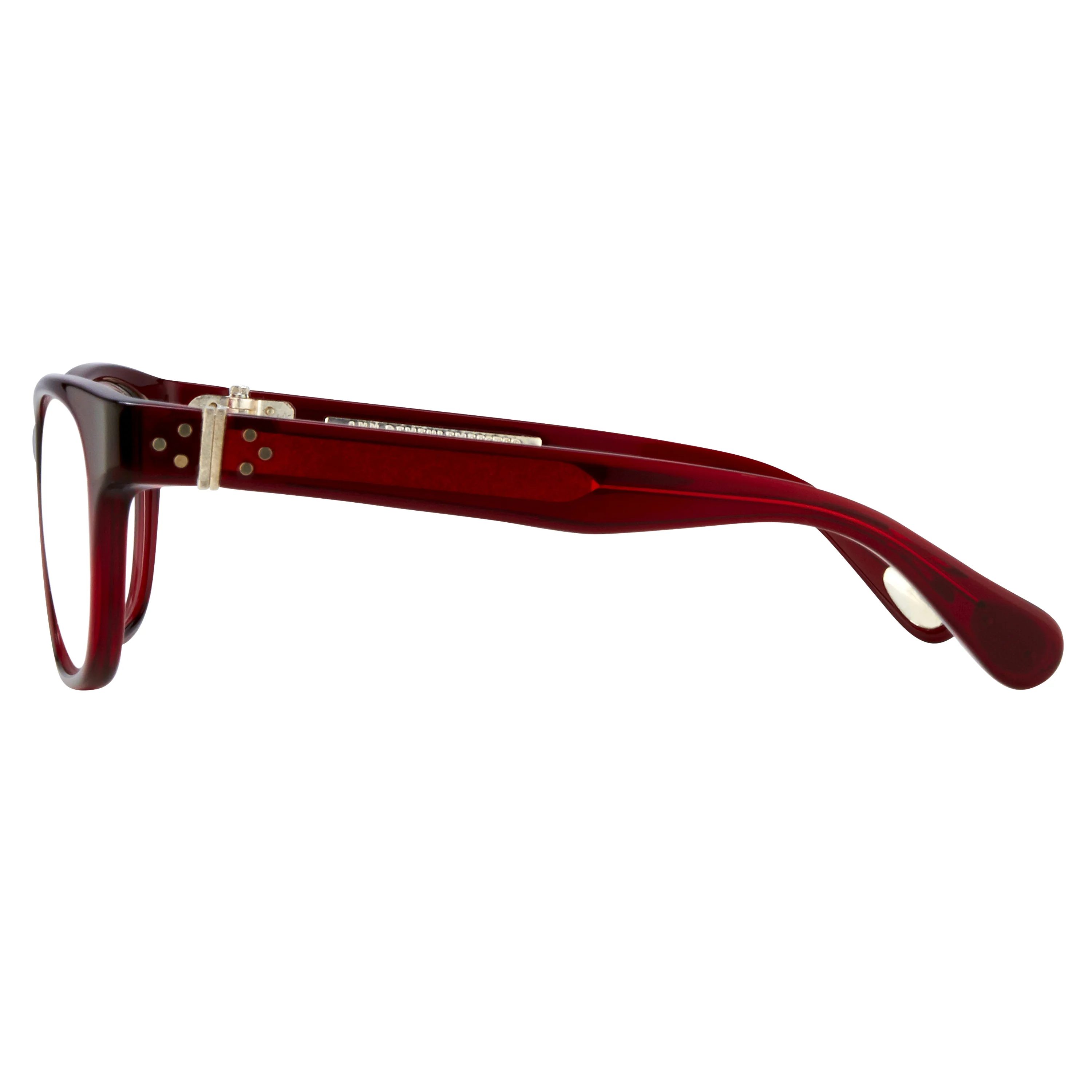 Ann Demeulemeester Unisex Rectangular Clear Eyeglasses - Image 3