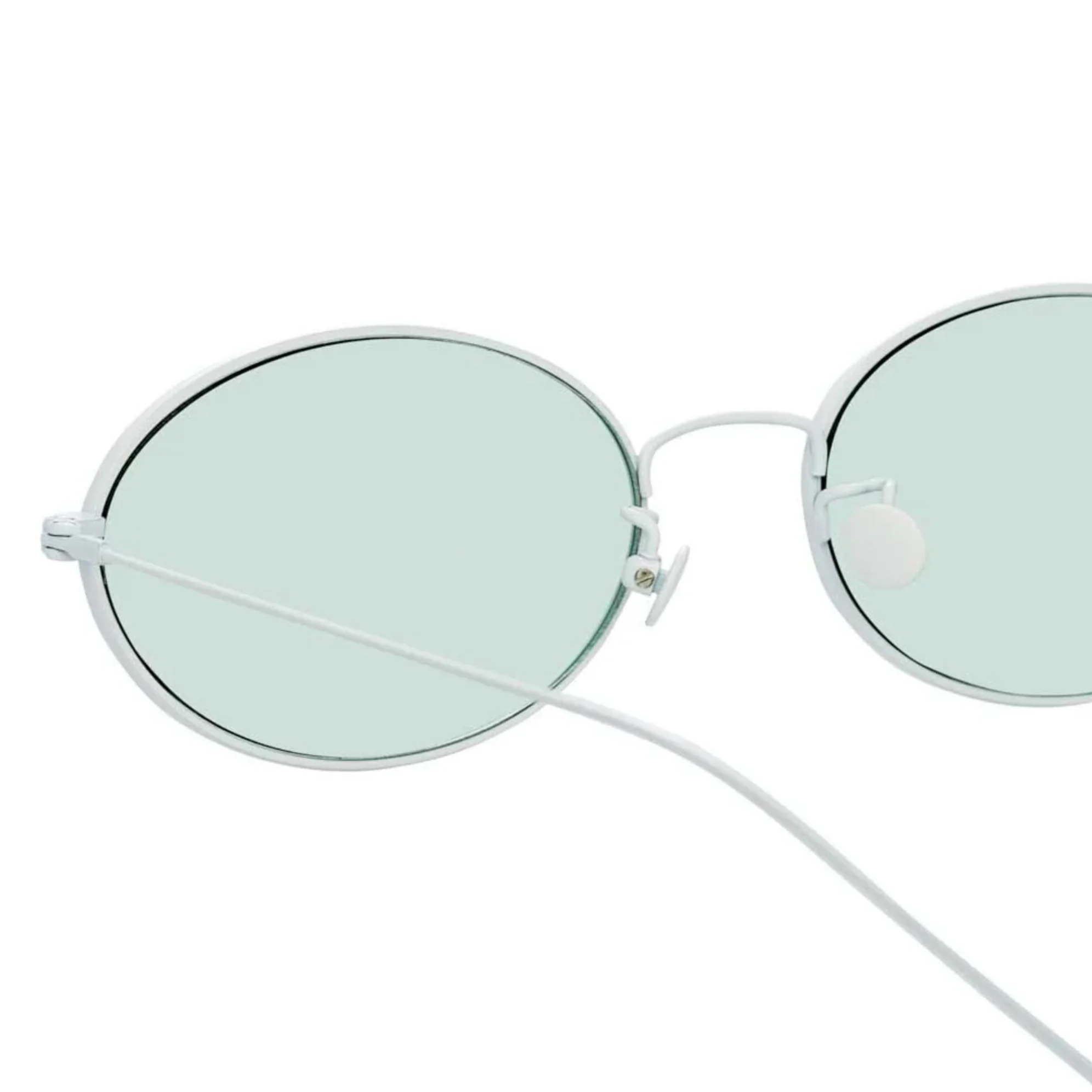 Ann Demeulemeester x Linda Farrow Silver Sunglasses - Image 4