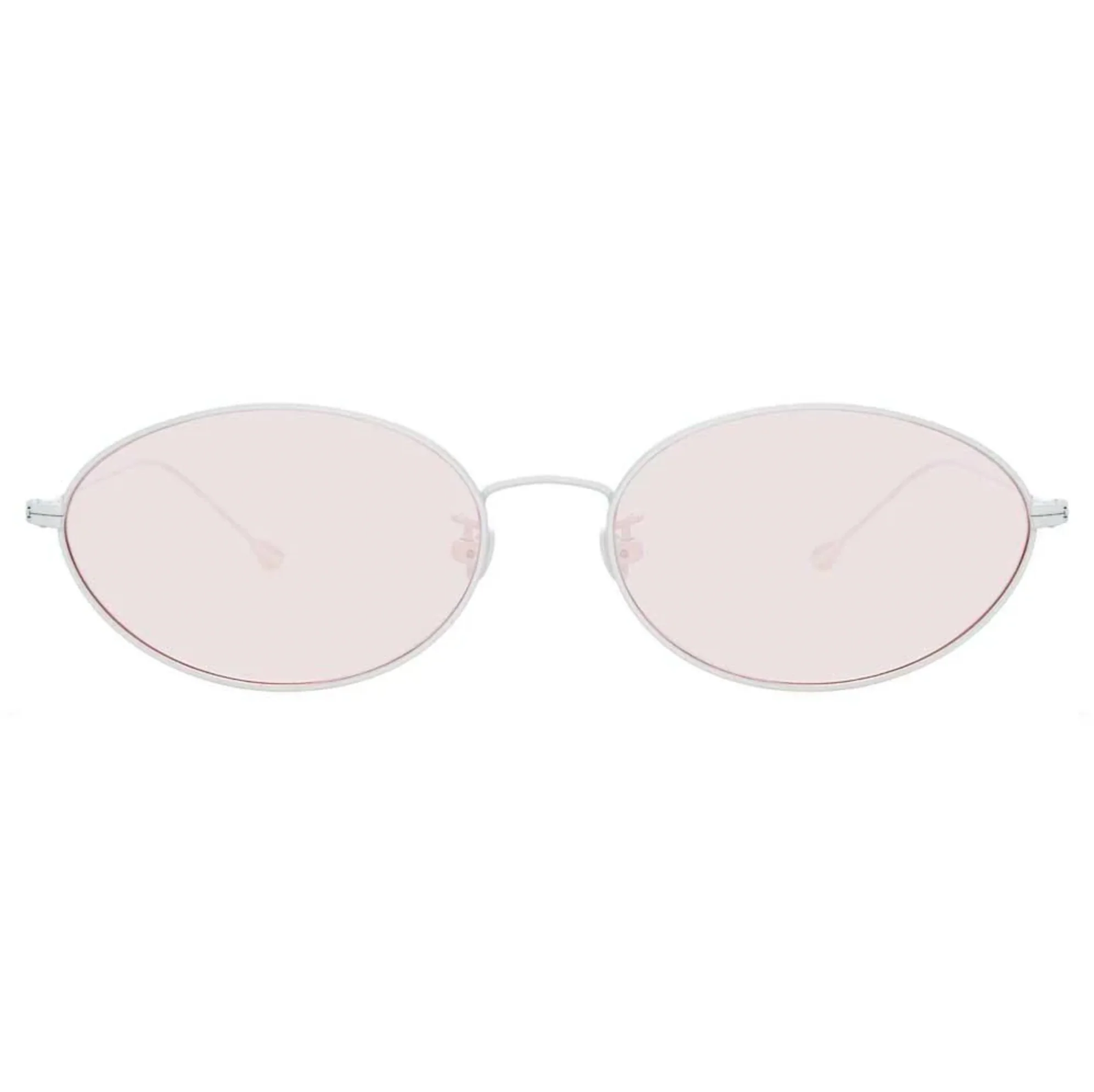 Ann Demeulemeester x Linda Farrow Silver/Pink Sunglasses - Image 2