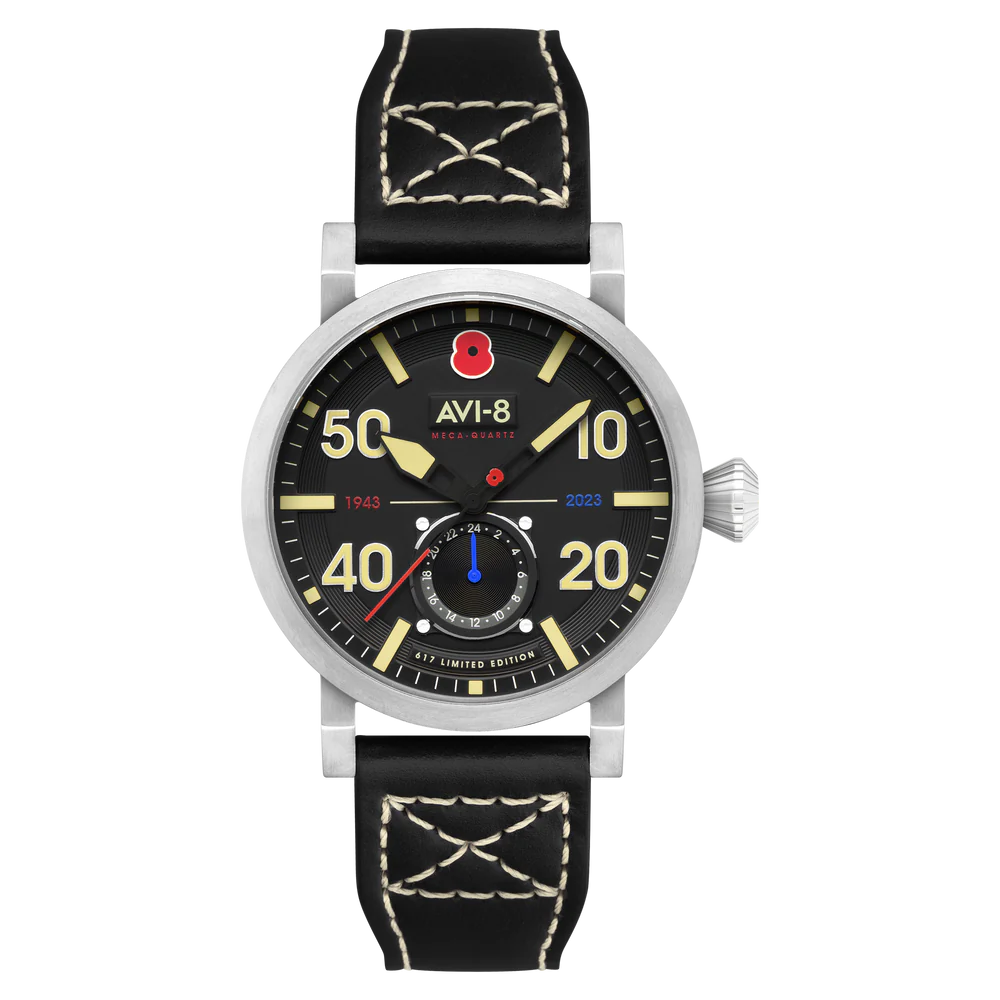 AVI-8 Dambuster 80TH Anniversary Royal British Legion Meca-Quartz Limited Edition Onyx Black Men's Watch