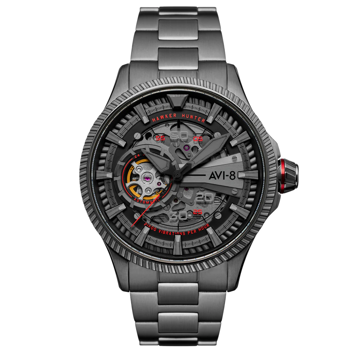 AVI-8 Men's Black Arrows Hawker Hunter Avon Watch