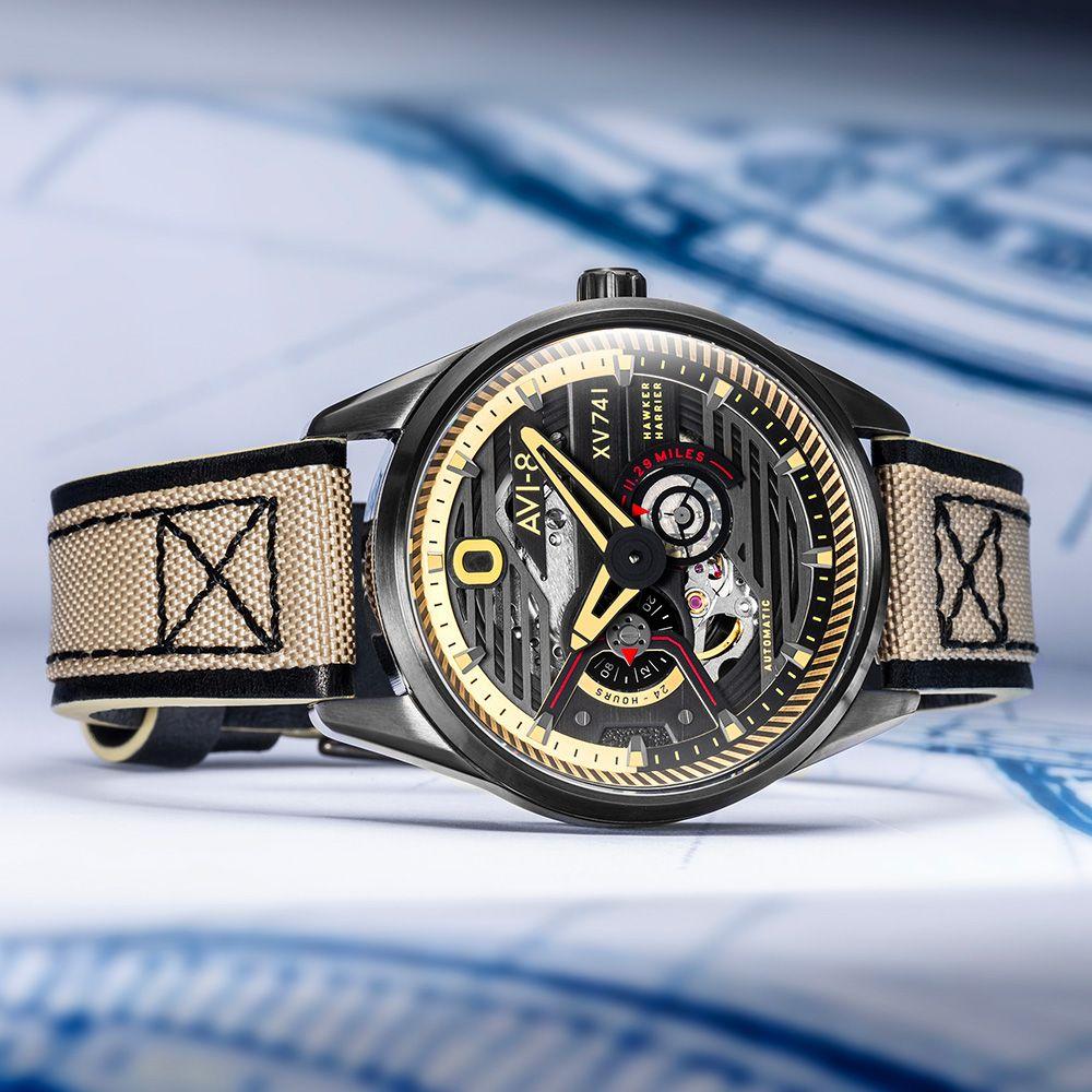 AVI-8 Men's Green Hawker Harrier Automatic Watch - Image 3