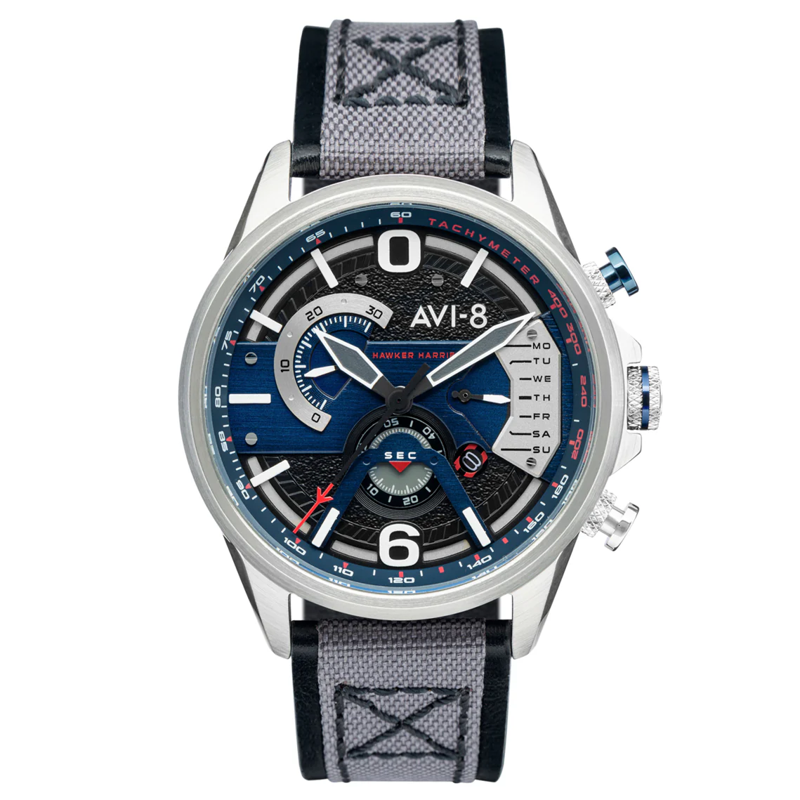 AVI-8 Men's Marine Grey Hawker Harrier II Watch