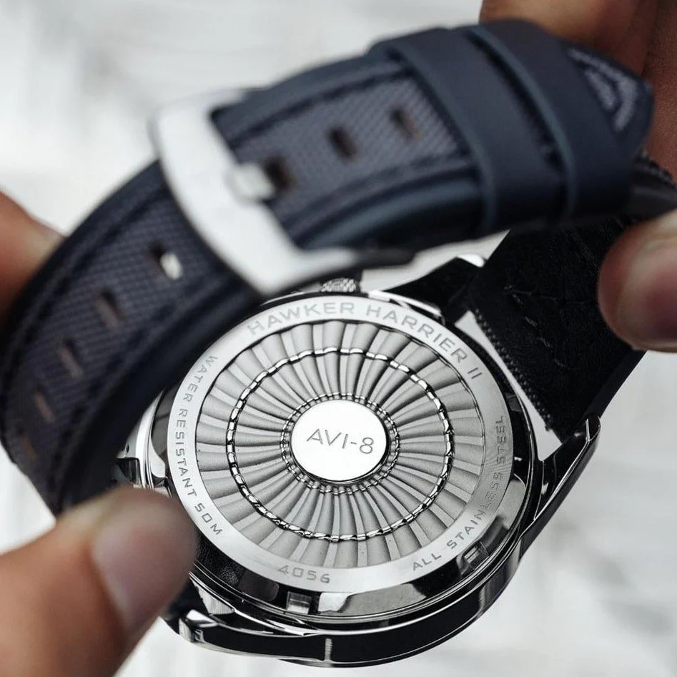 AVI-8 Men's Marine Grey Hawker Harrier II Watch - Image 3