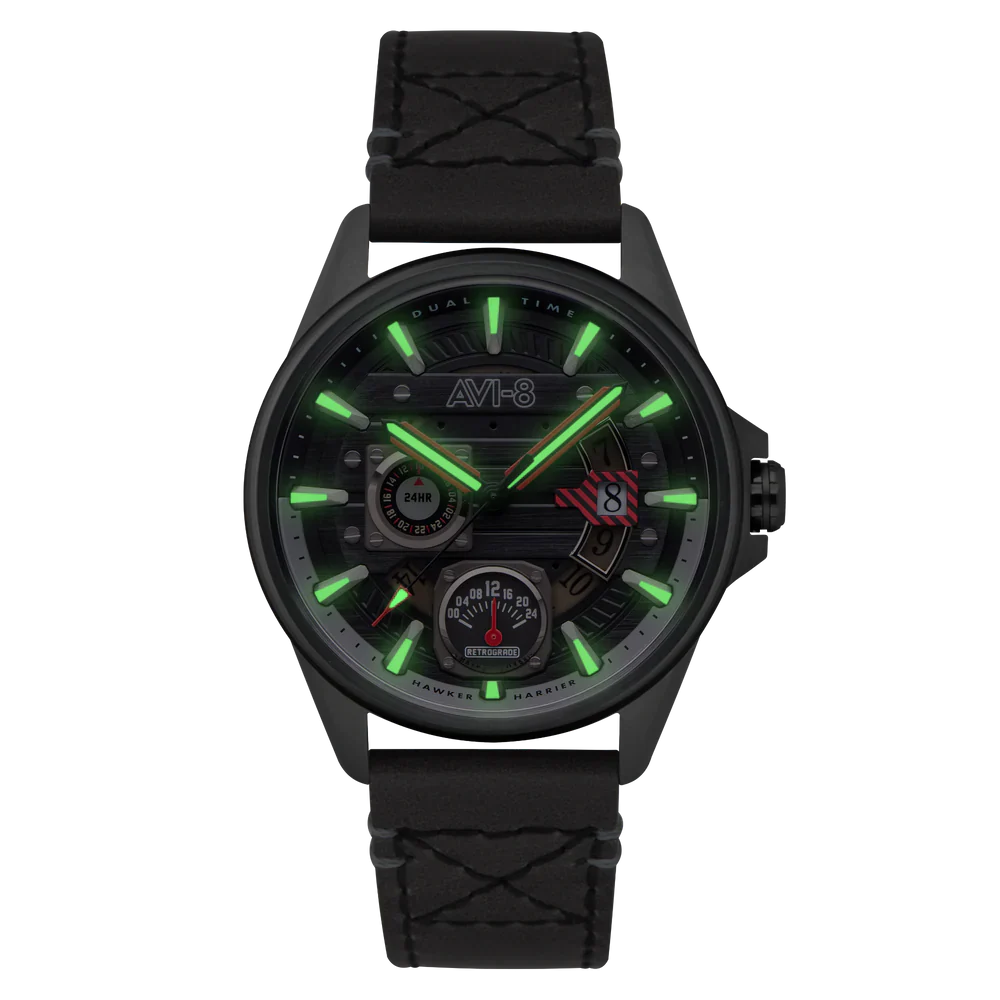 AVI-8 Hawker Harrier Farley Black Men's Watch - Image 5