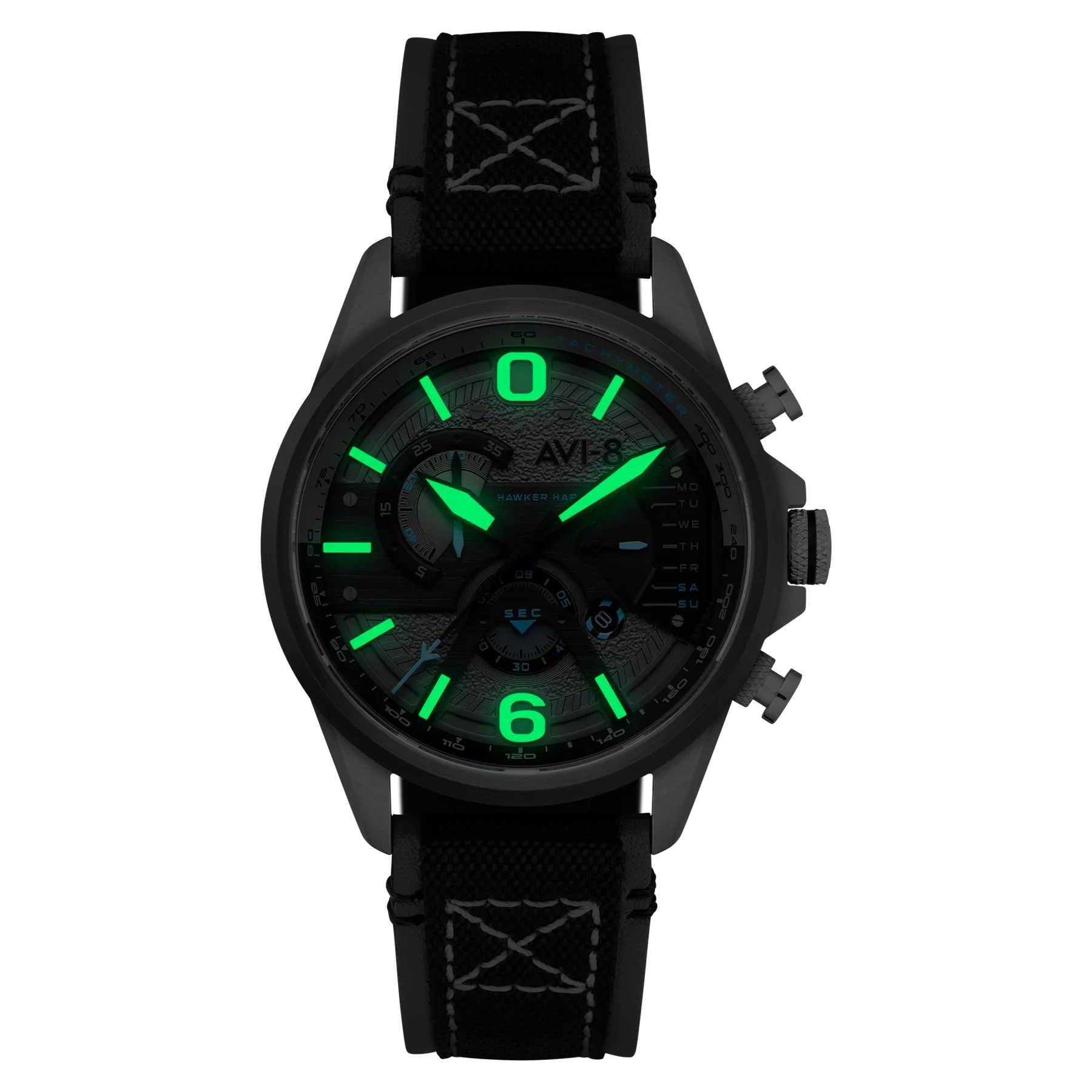 AVI-8 Watch Hawker Harrier Retrograde Chronograph Mens Smoke Grey - Image 2