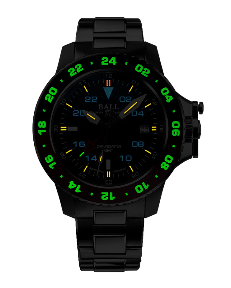Ball Men's Watch AeroGMT II Black Red - Image 2