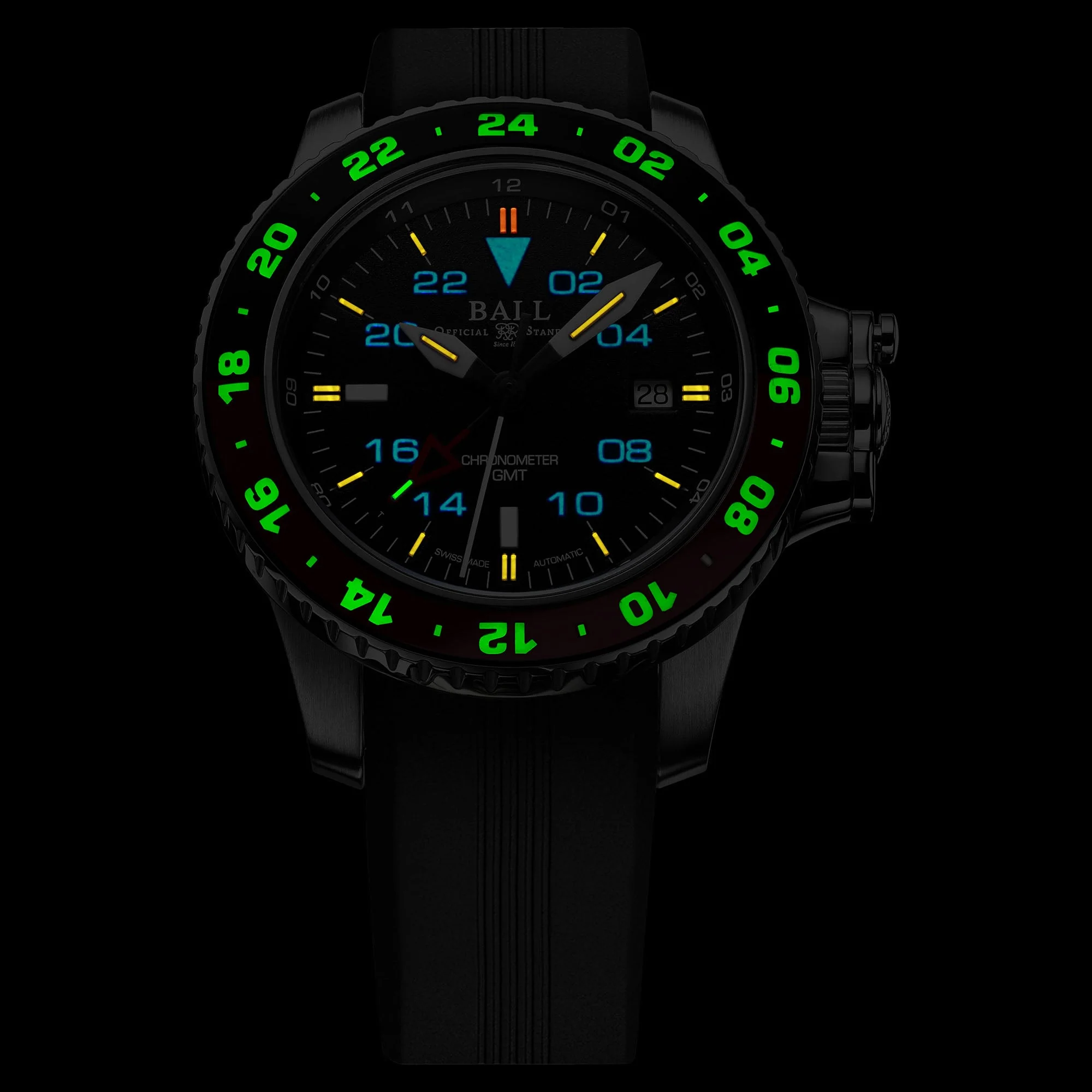 Ball Engineer Hydrocarbon AeroGMT II Men's Black Watch - Image 5