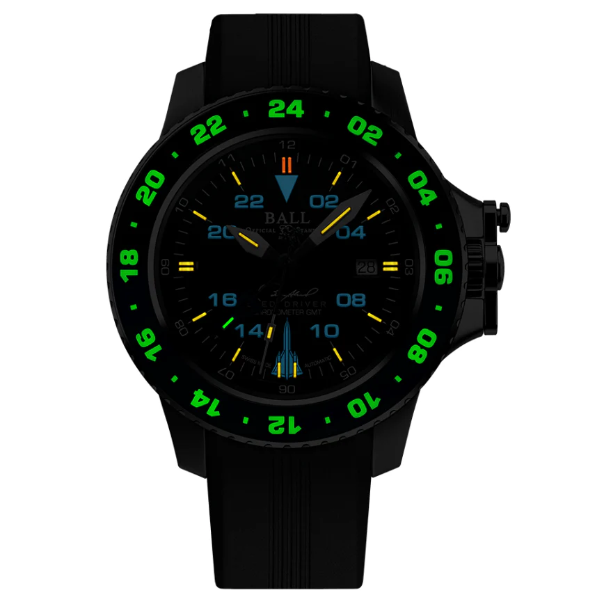 Ball Engineer Hydrocarbon AeroGMT Sled Driver Men's Black Watch - Image 2
