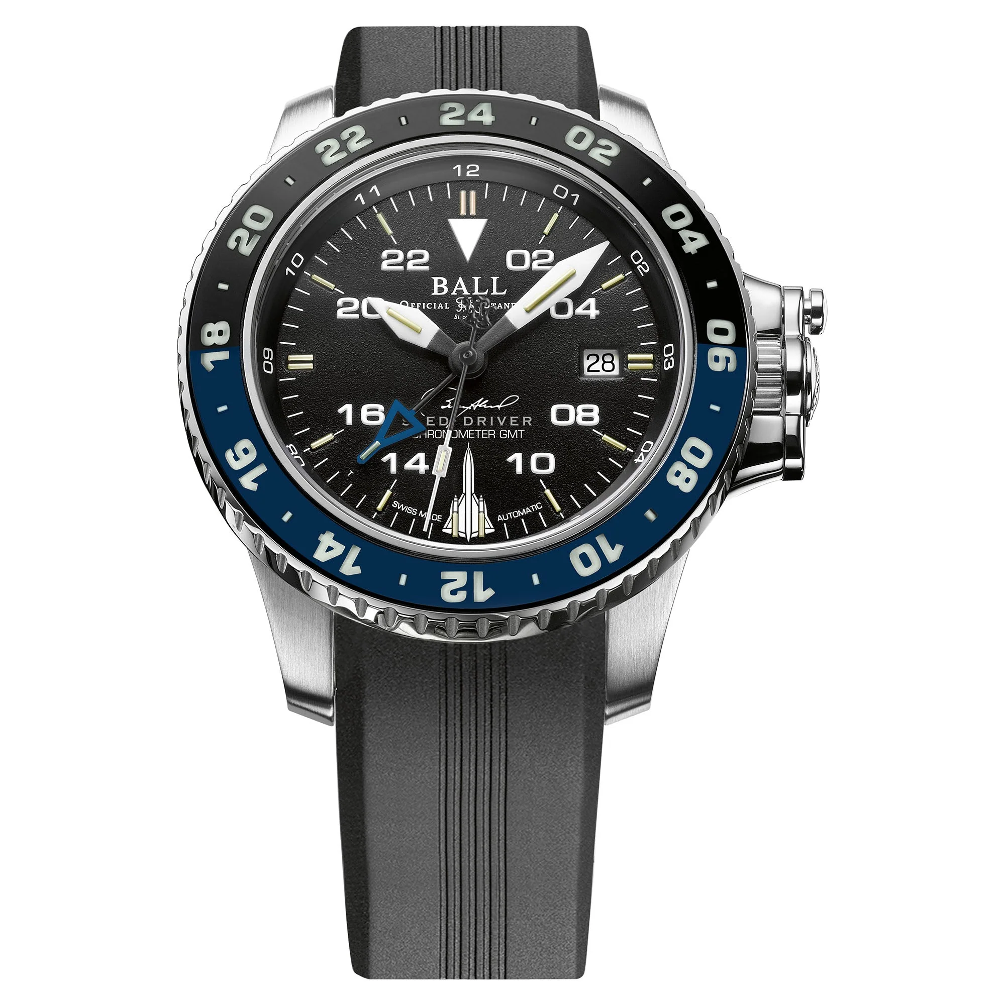 Ball Engineer Hydrocarbon AeroGMT Sled Driver Men's Black Watch - Image 5
