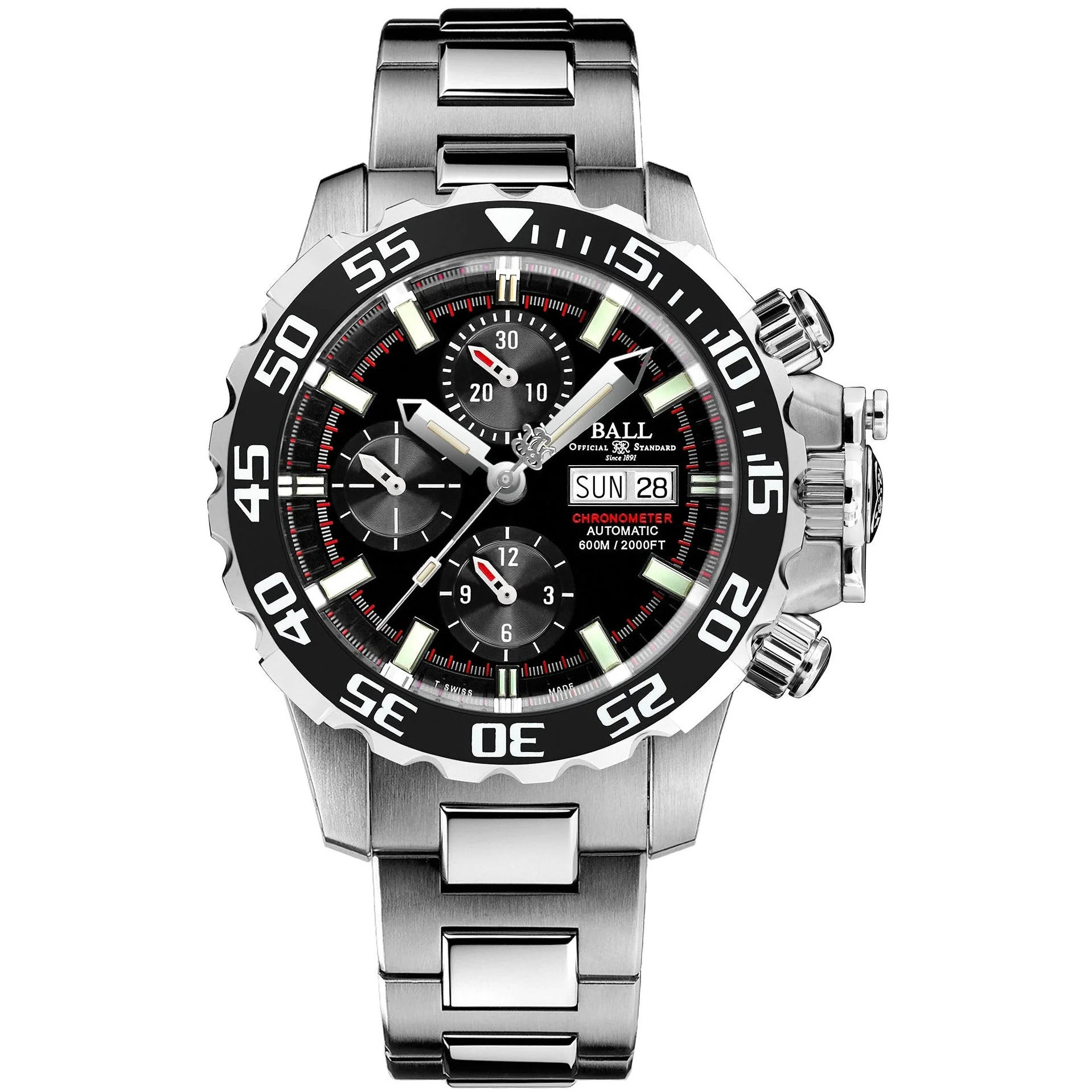 Ball Engineer Hydrocarbon NEDU Men's Black Watch