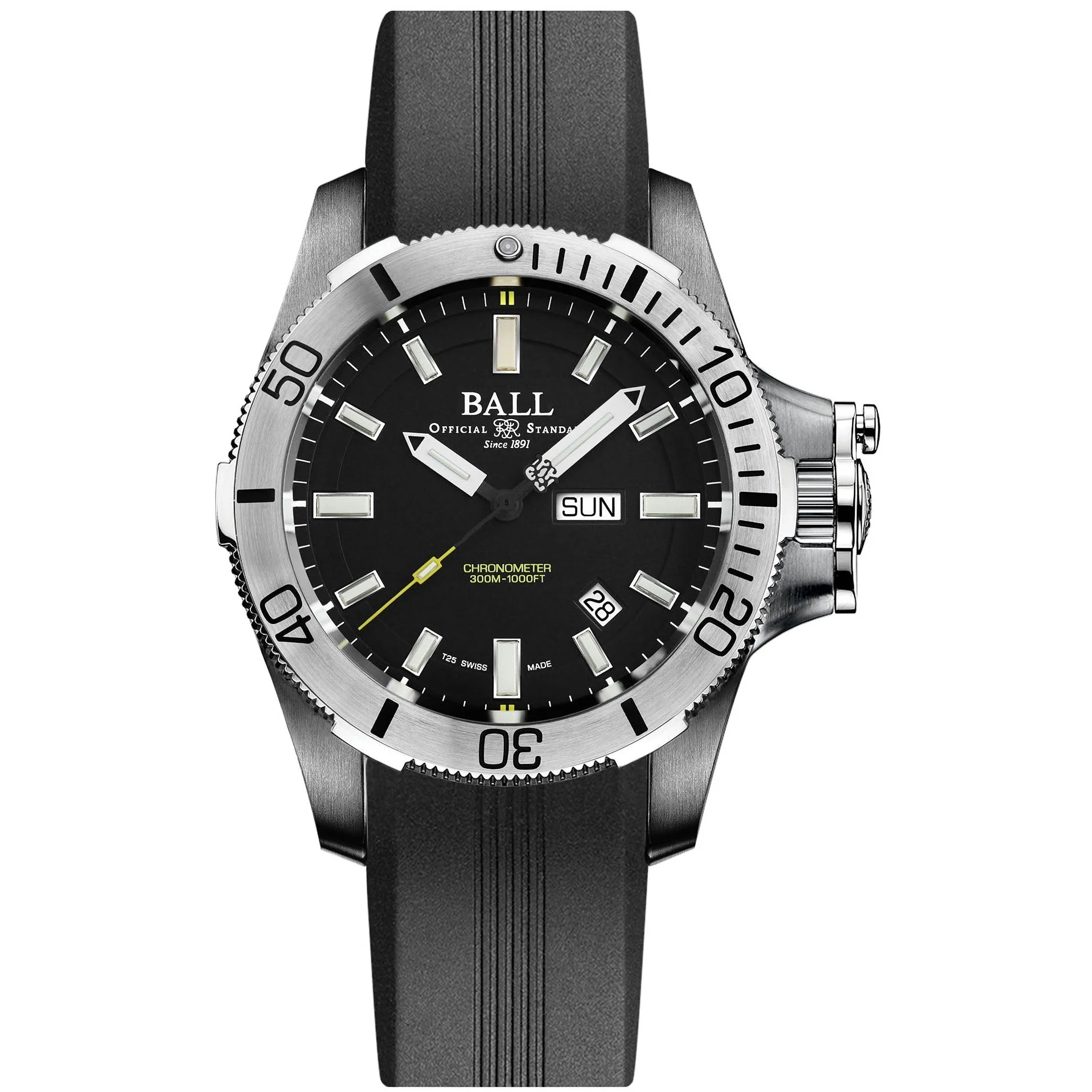 Ball Engineer Hydrocarbon Submarine Warfare Men's Black Watch