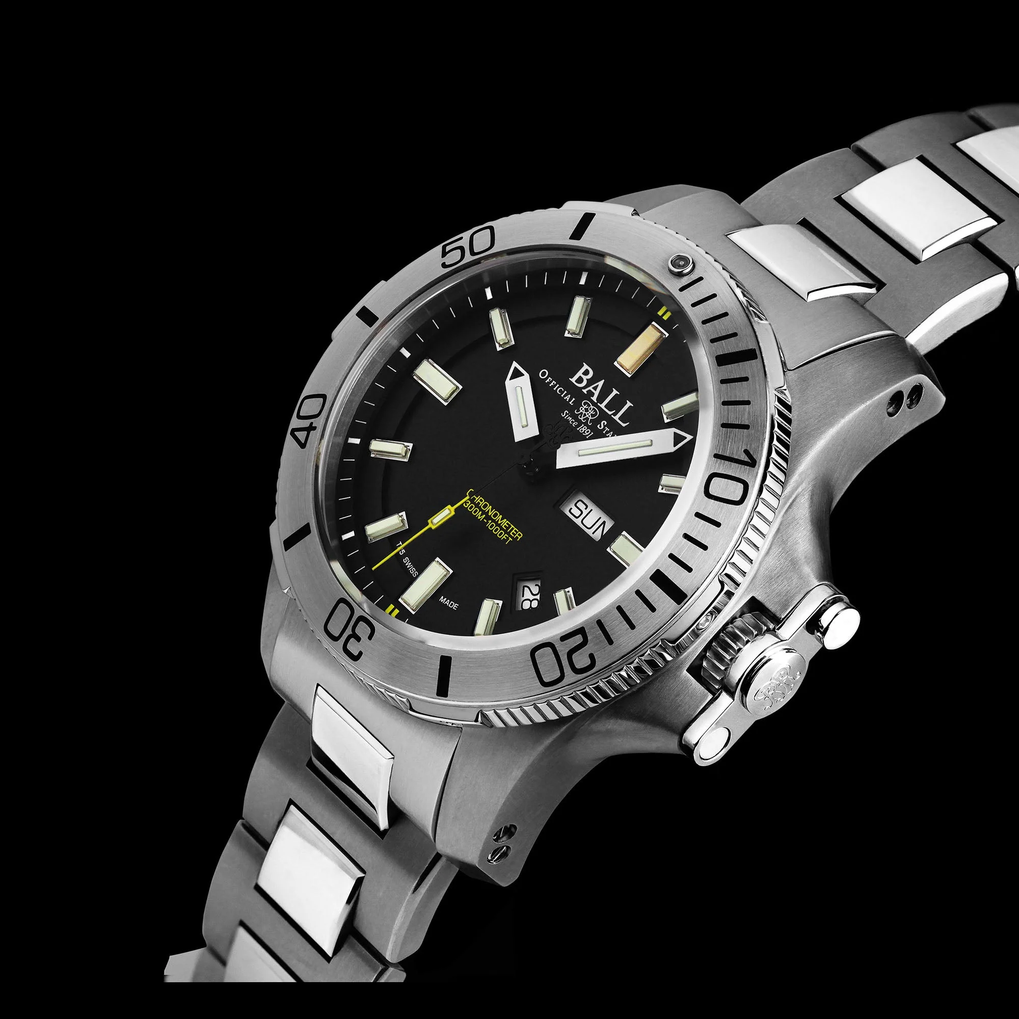 Ball Engineer Hydrocarbon Submarine Warfare Men's Black Watch - Image 4