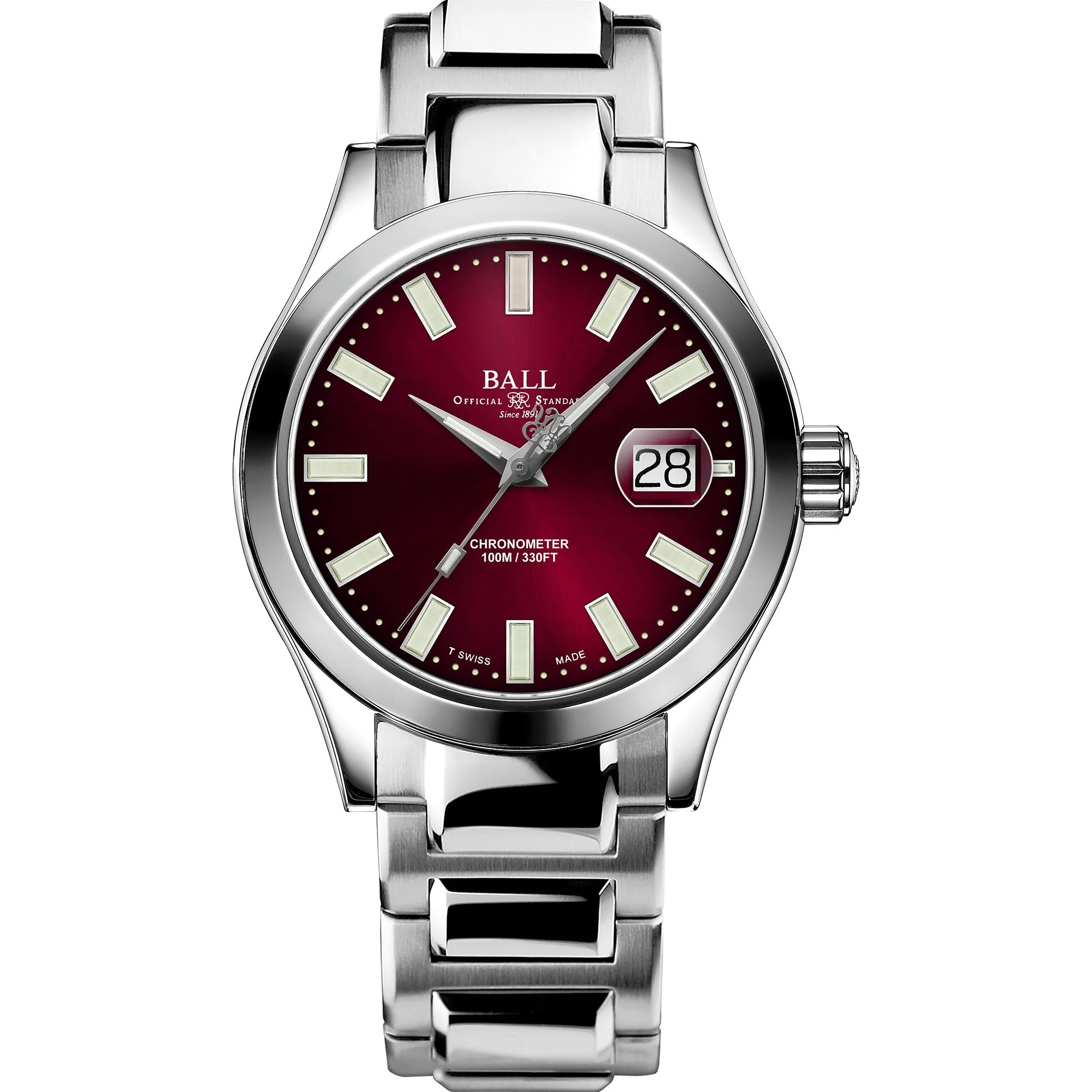 Ball Engineer III Marvelight Chronometer Men's Red Watch