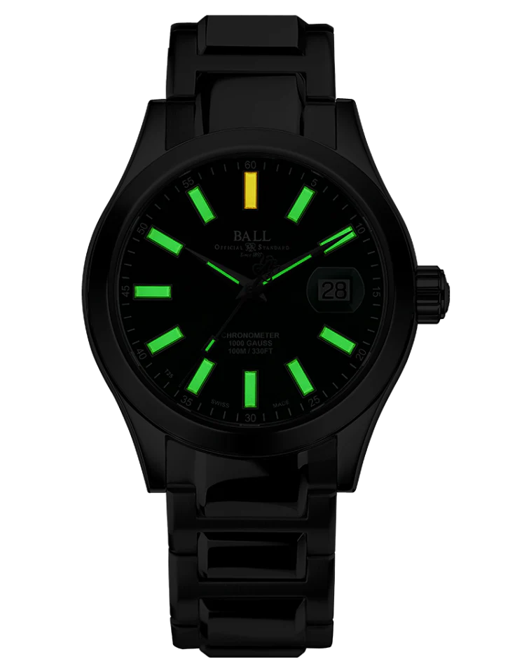 Ball Men's Watch Engineer III Marvelight Chronometer Green - Image 2